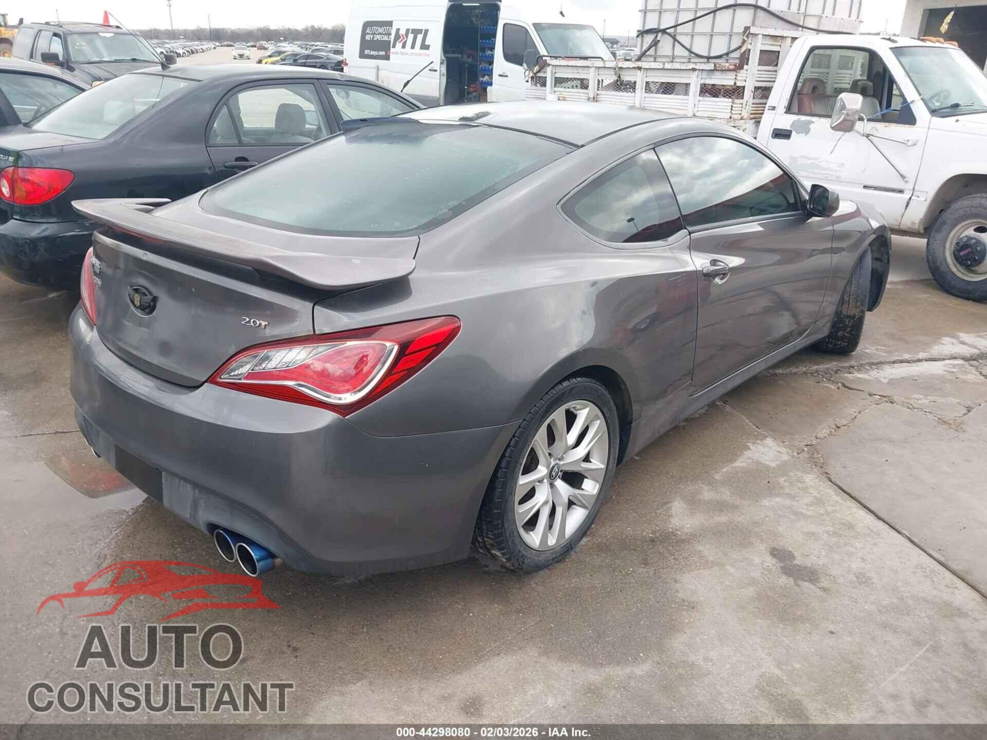 HYUNDAI GENESIS 2013 - KMHHT6KD9DU082012