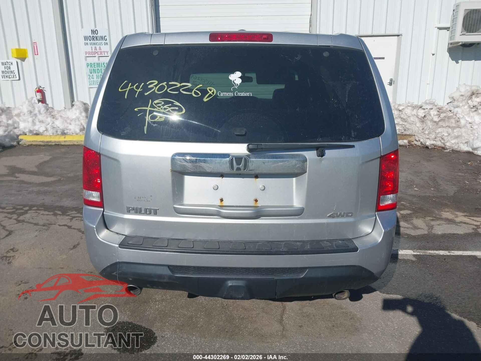 HONDA PILOT 2012 - 5FNYF4H65CB001877