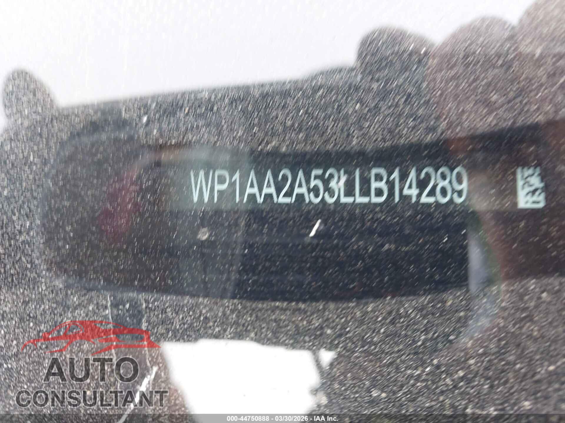 PORSCHE MACAN 2020 - WP1AA2A53LLB14289