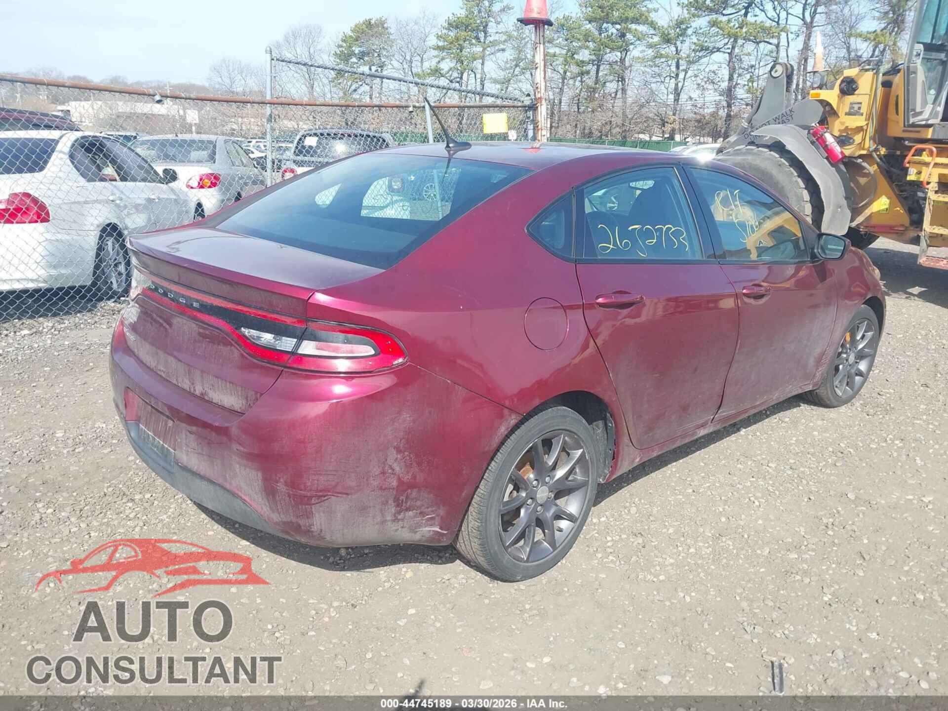 DODGE DART 2015 - 1C3CDFAA2FD375759