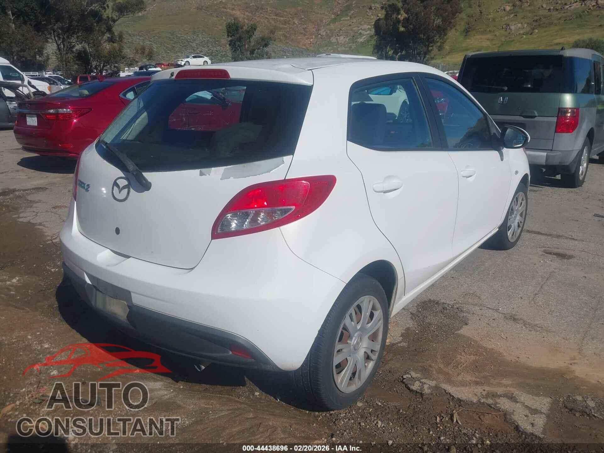 MAZDA MAZDA2 2012 - JM1DE1KZ7C0144749