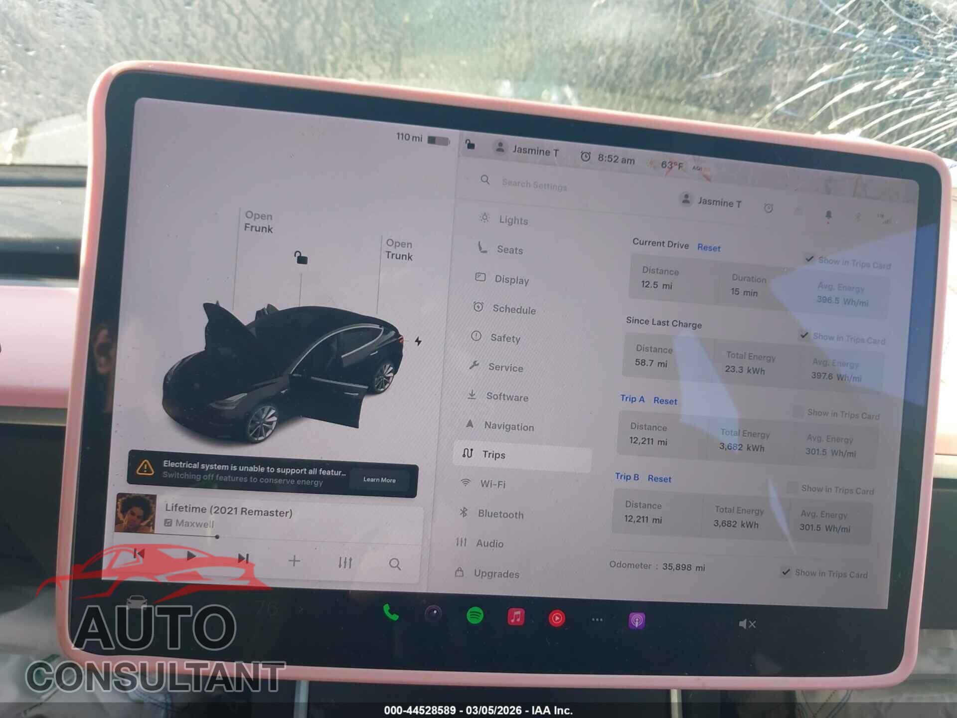 TESLA MODEL 3 2018 - 5YJ3E1EA9JF033183