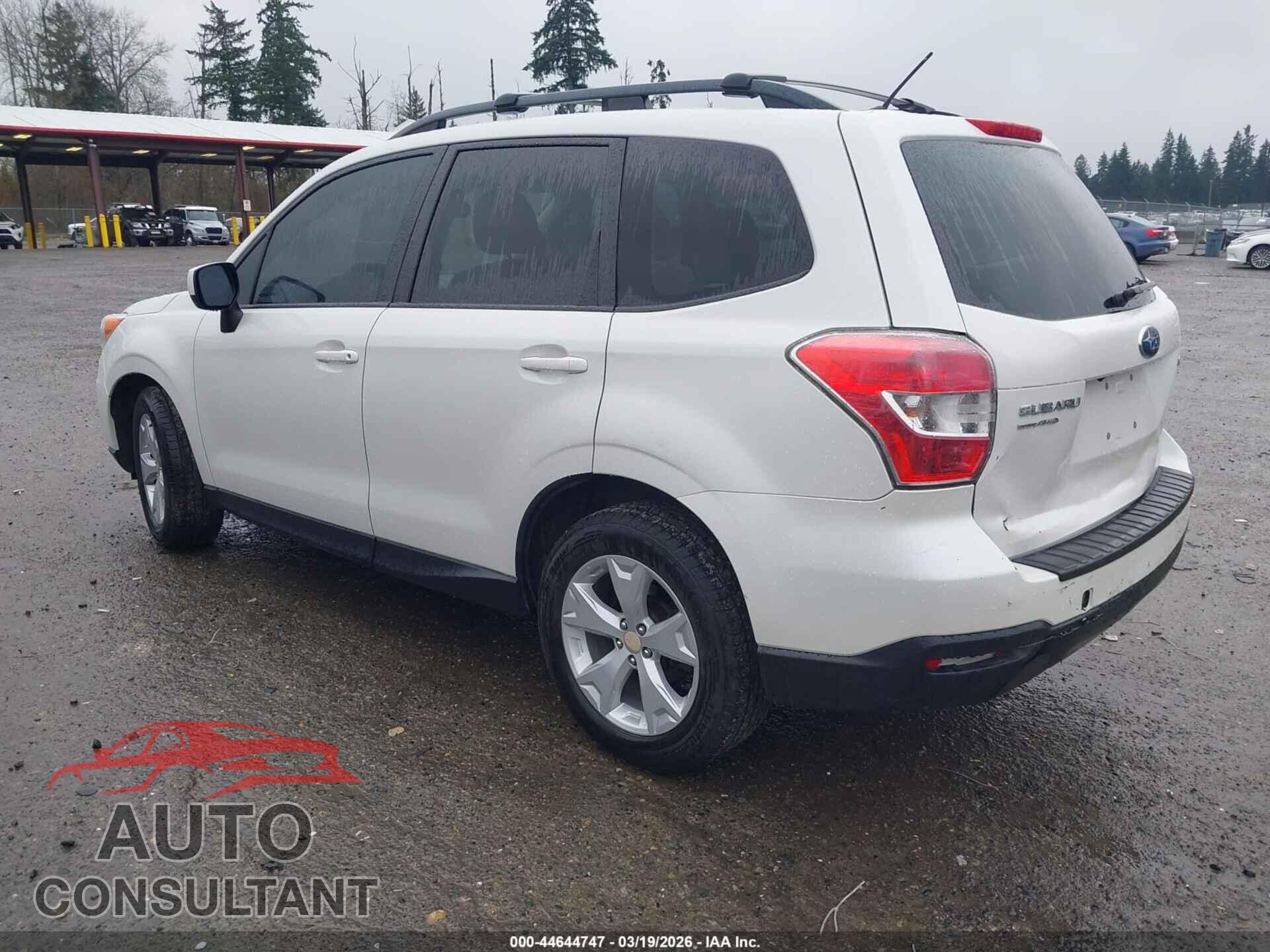 SUBARU FORESTER 2015 - JF2SJADC2FH833147