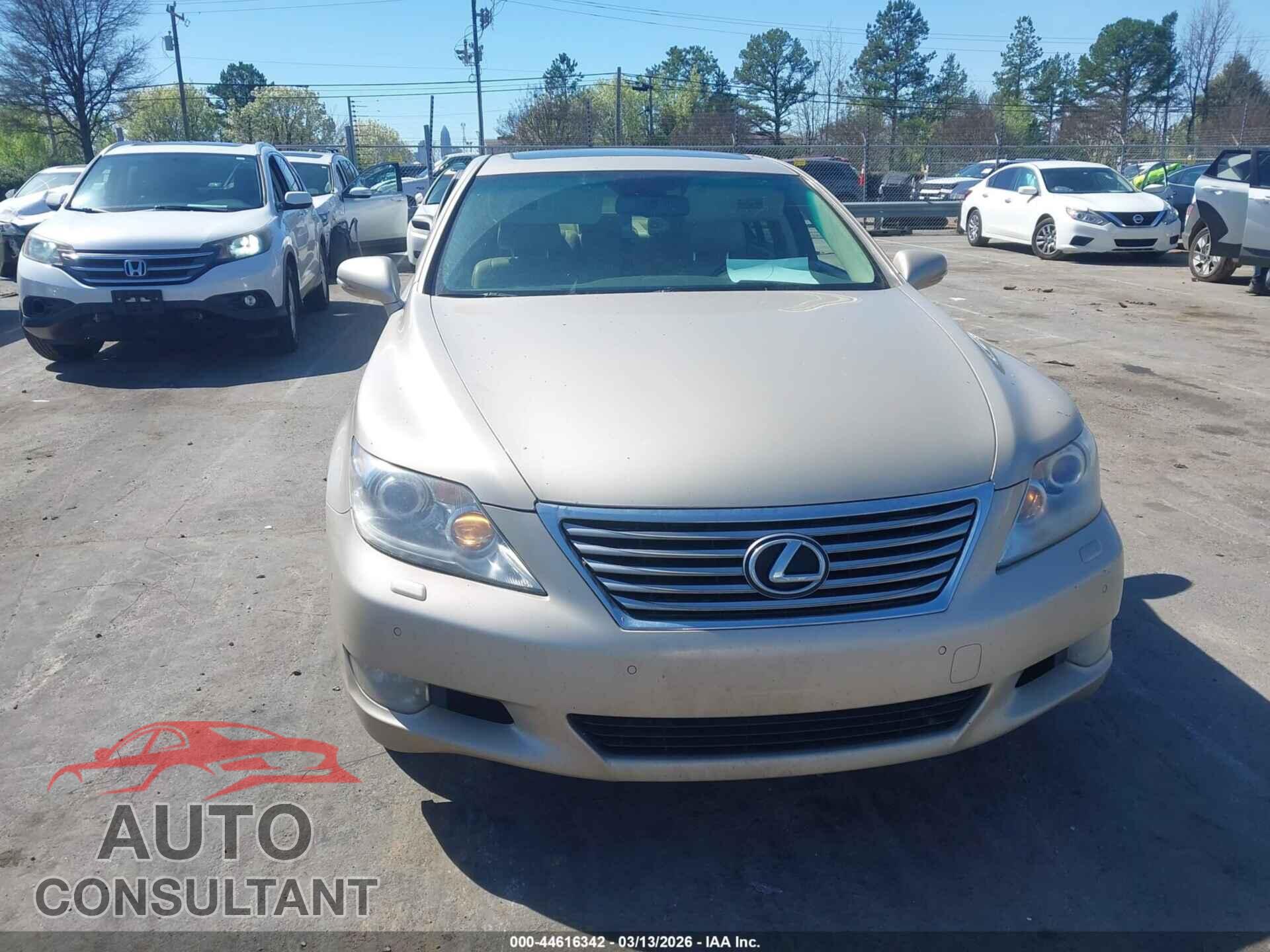 LEXUS LS 460 2012 - JTHBL5EF4C5113126