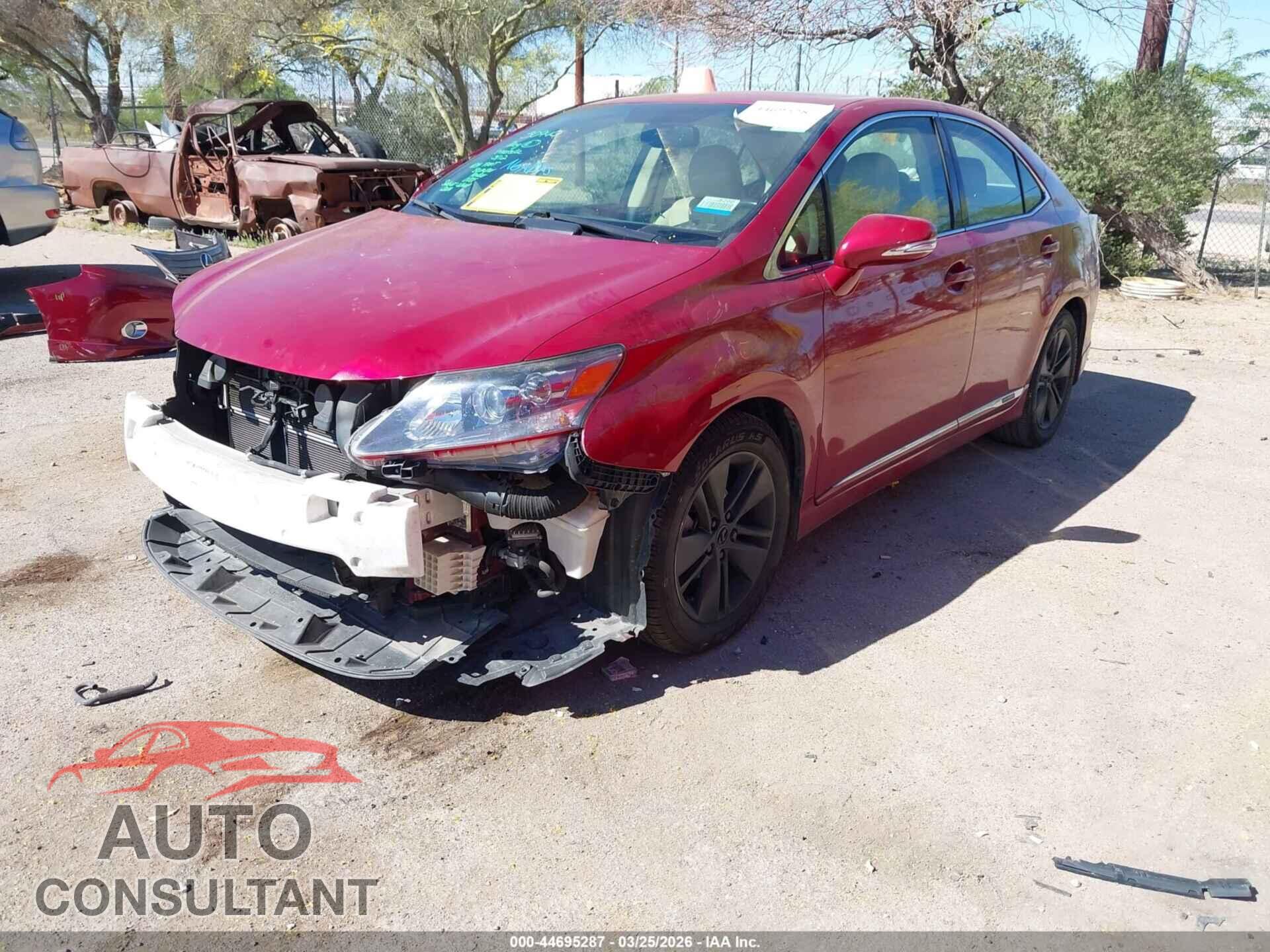 LEXUS HS 250H 2010 - JTHBB1BA4A2018181