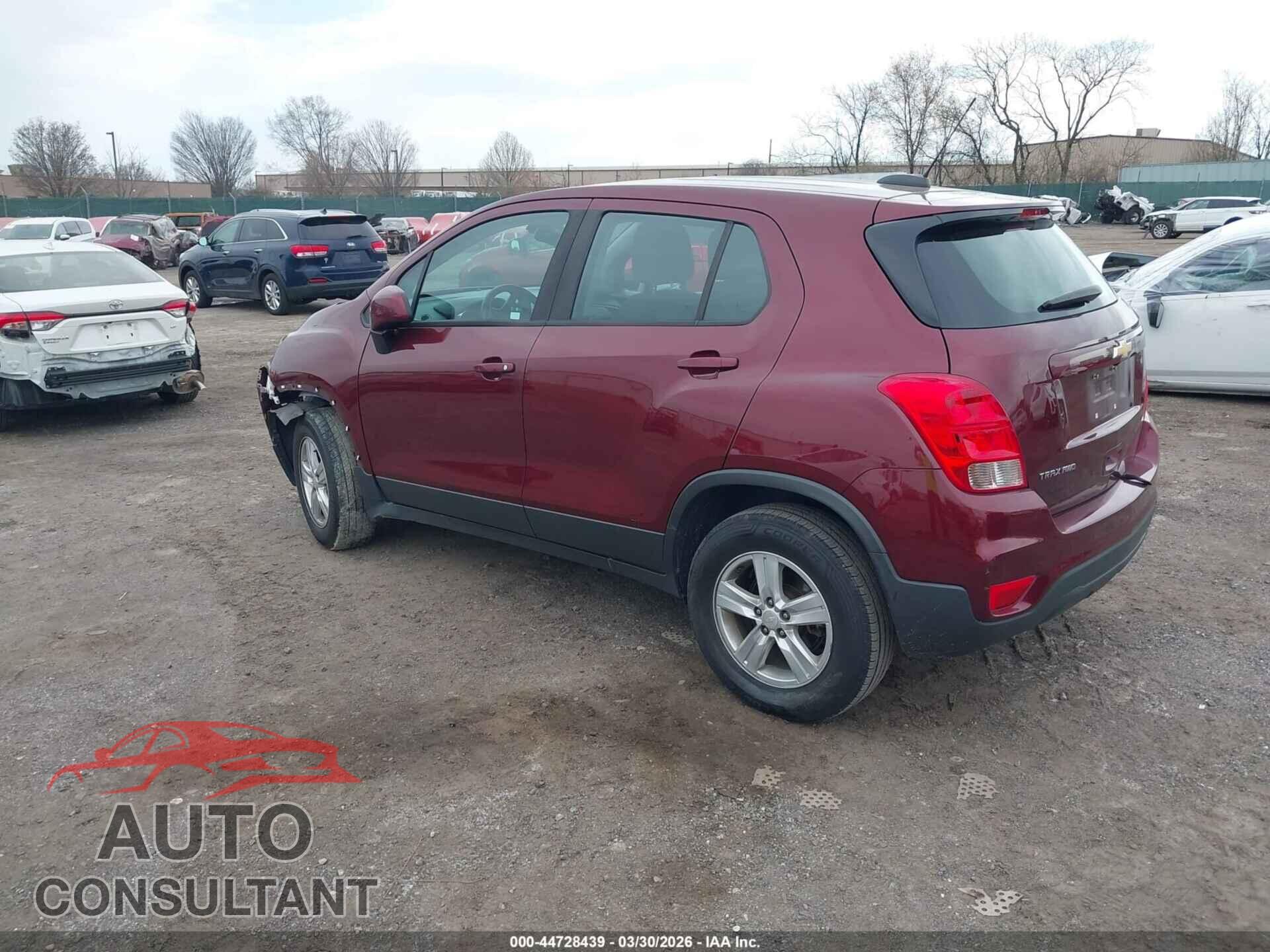 CHEVROLET TRAX 2017 - 3GNCJNSBXHL171933