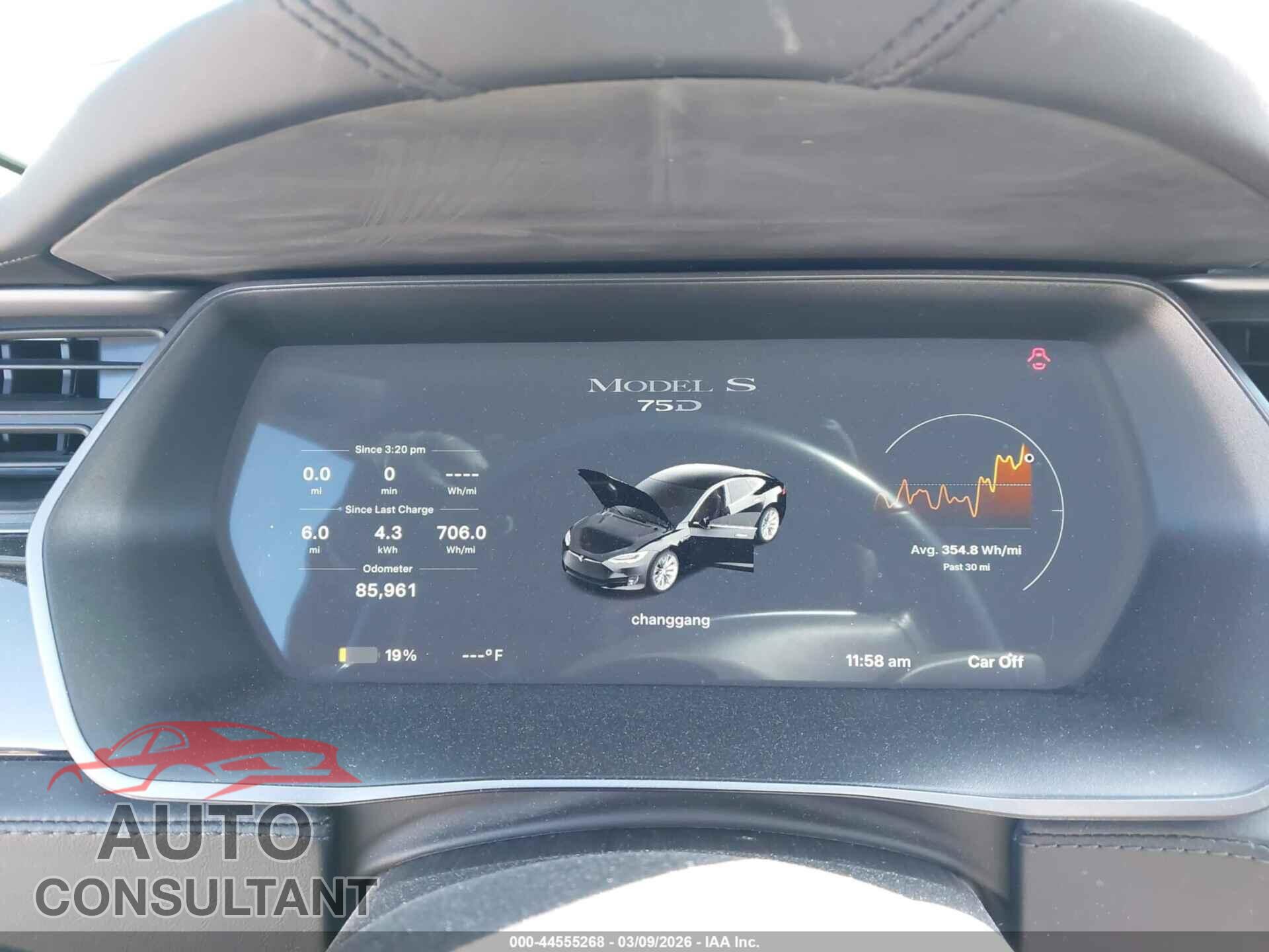 TESLA MODEL S 2018 - 5YJSA1E20JF297599