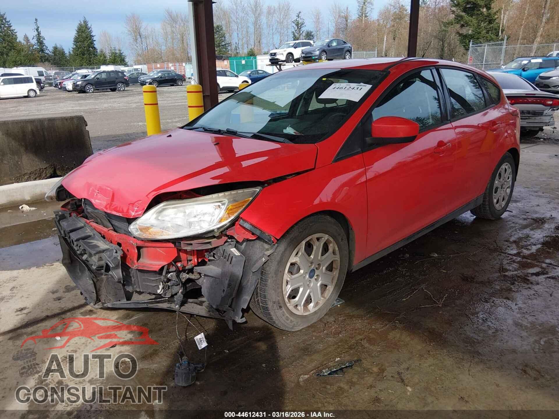 FORD FOCUS 2012 - 1FAHP3K27CL367534