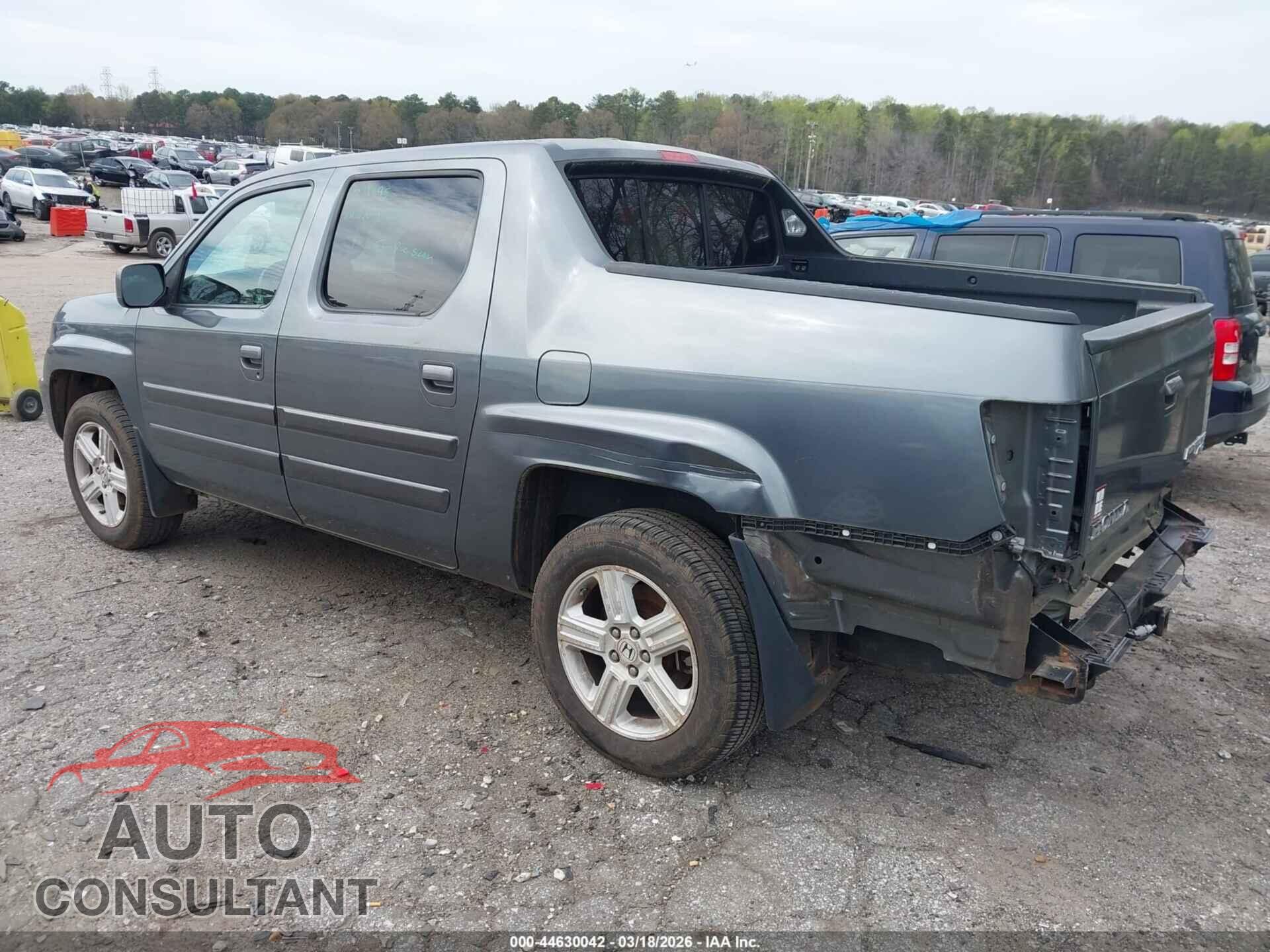 HONDA RIDGELINE 2010 - 5FPYK1F56AB002125