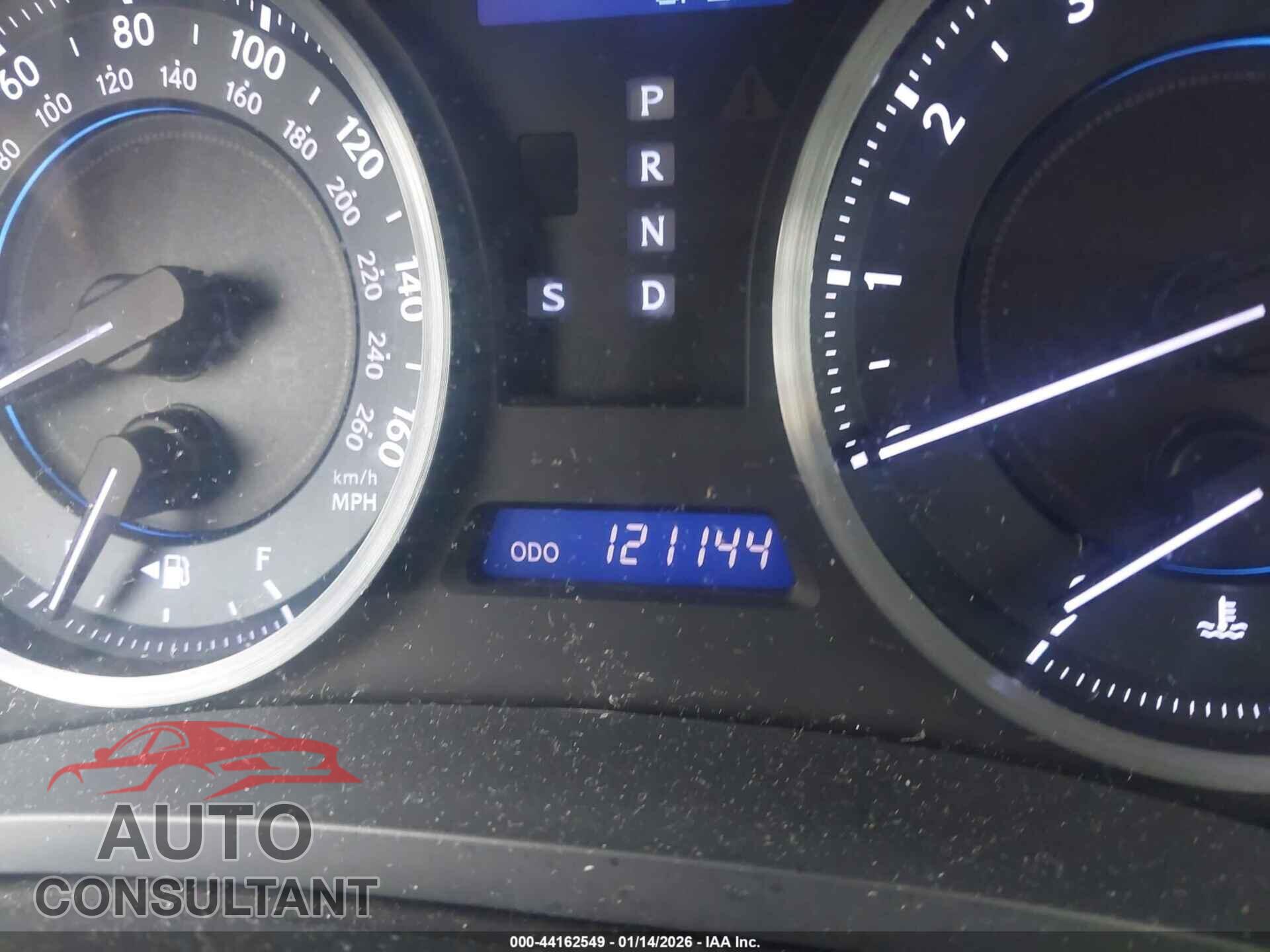 LEXUS IS 250 2012 - JTHBF5C21C5164526
