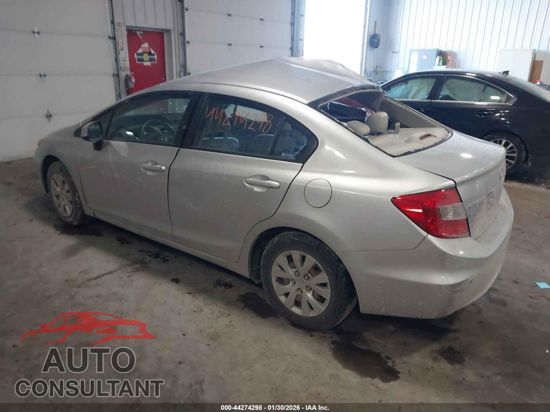 HONDA CIVIC 2012 - 19XFB2F55CE015270