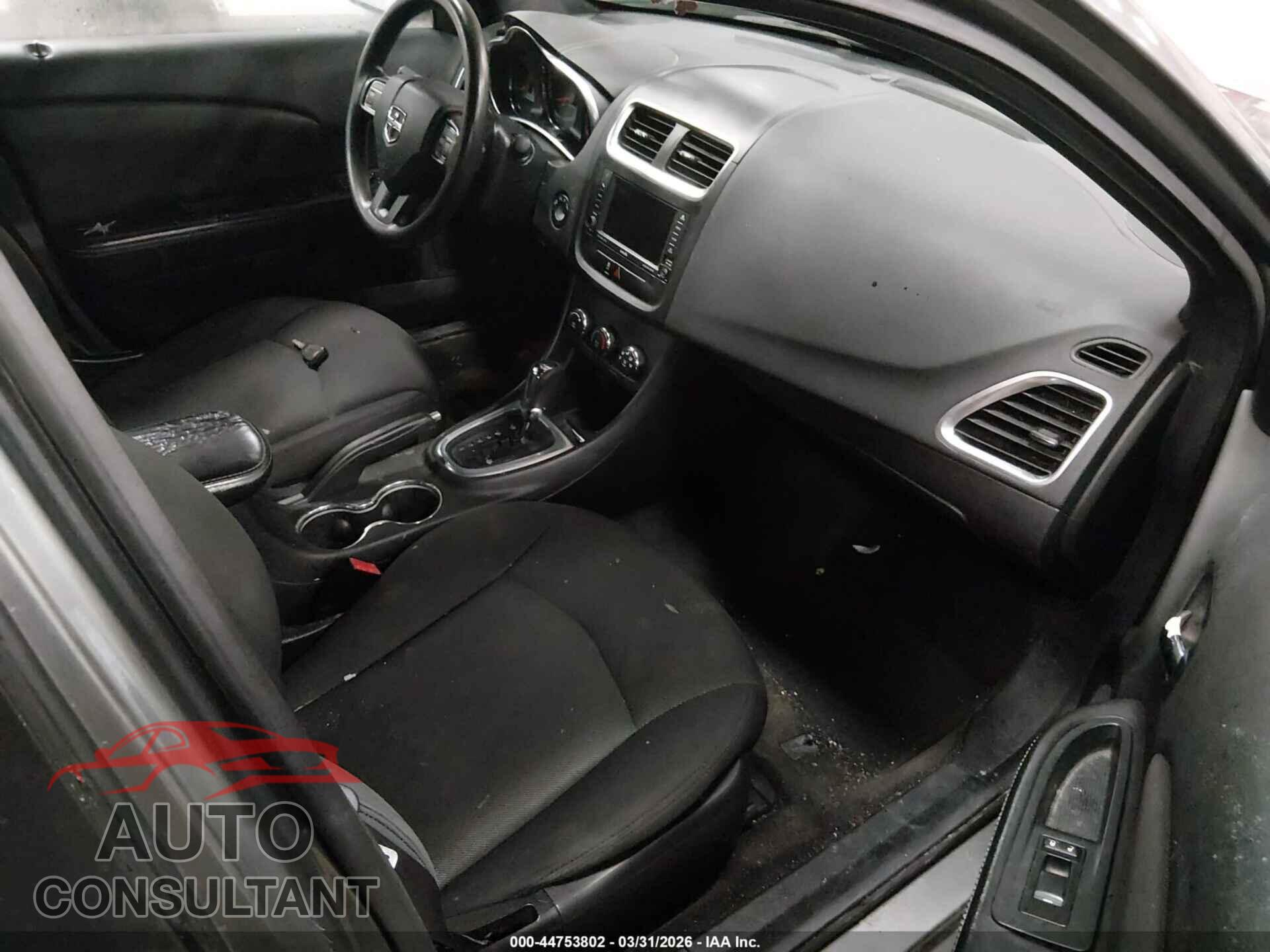 DODGE AVENGER 2013 - 1C3CDZAB5DN536848