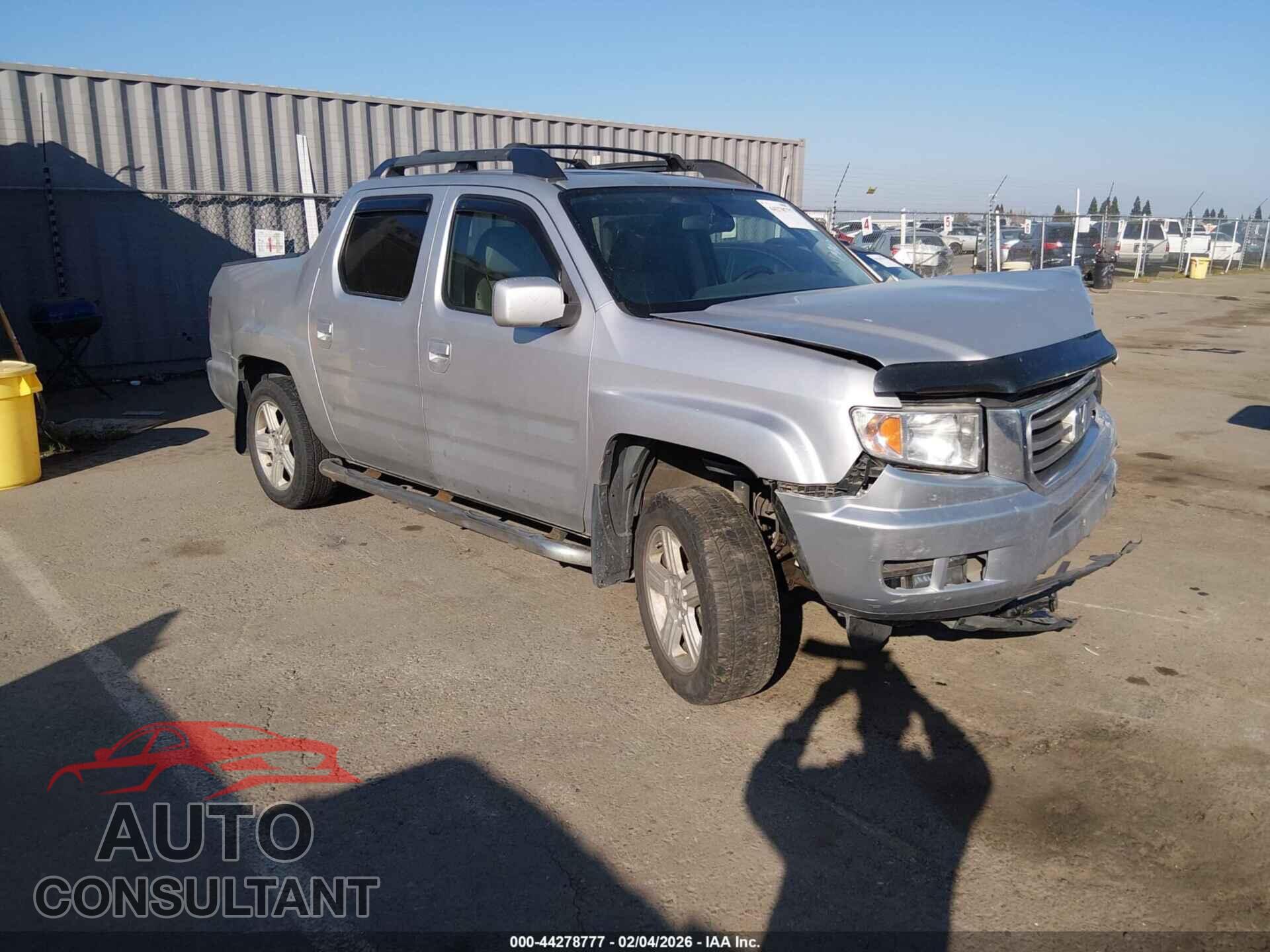 HONDA RIDGELINE 2013 - 5FPYK1F5XDB018316