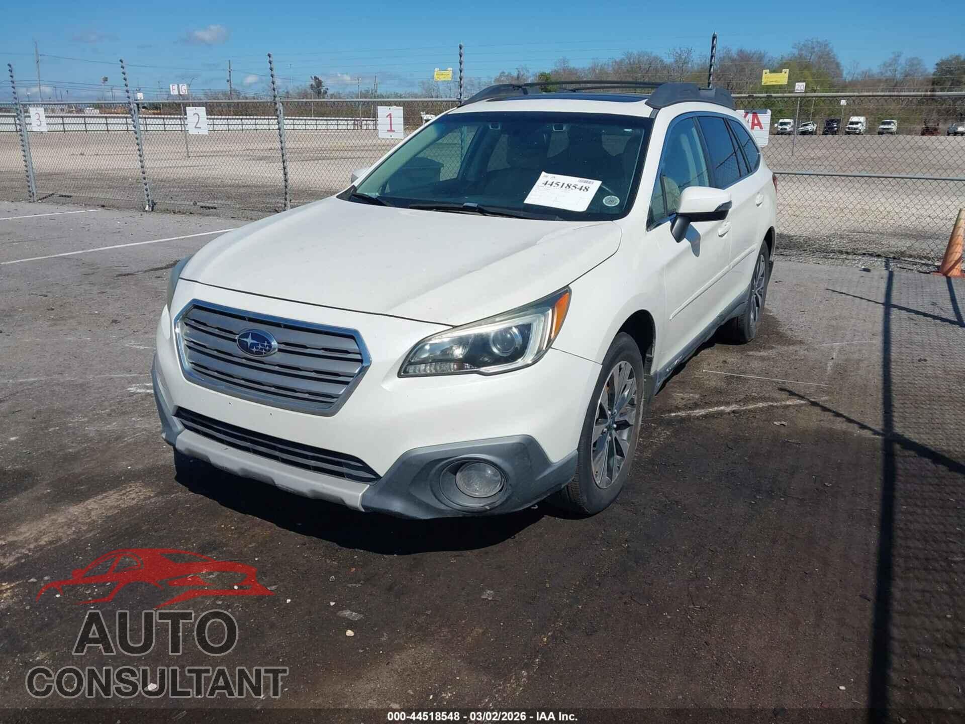 SUBARU OUTBACK 2015 - 4S4BSANC9F3240761