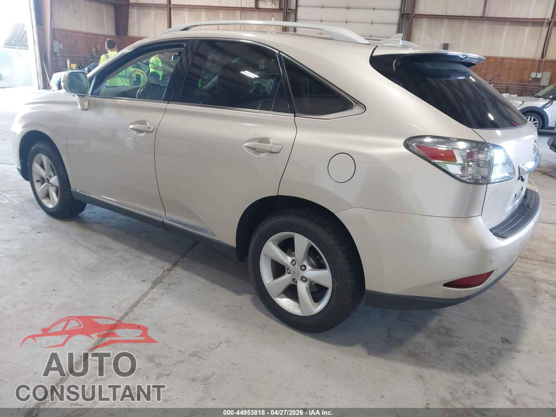LEXUS RX 350 2012 - 2T2BK1BA3CC137311