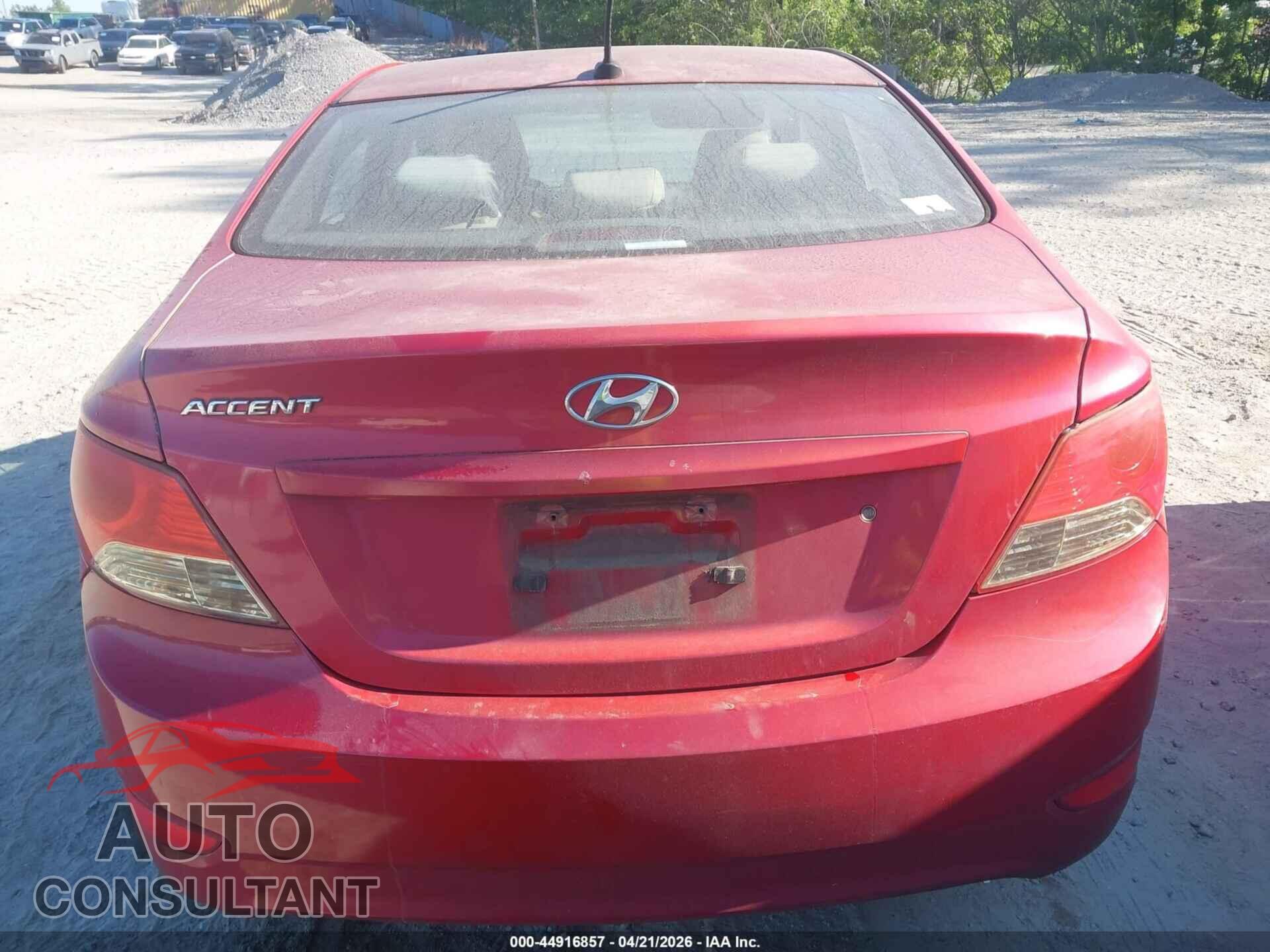 HYUNDAI ACCENT 2014 - KMHCU4AEXEU618554