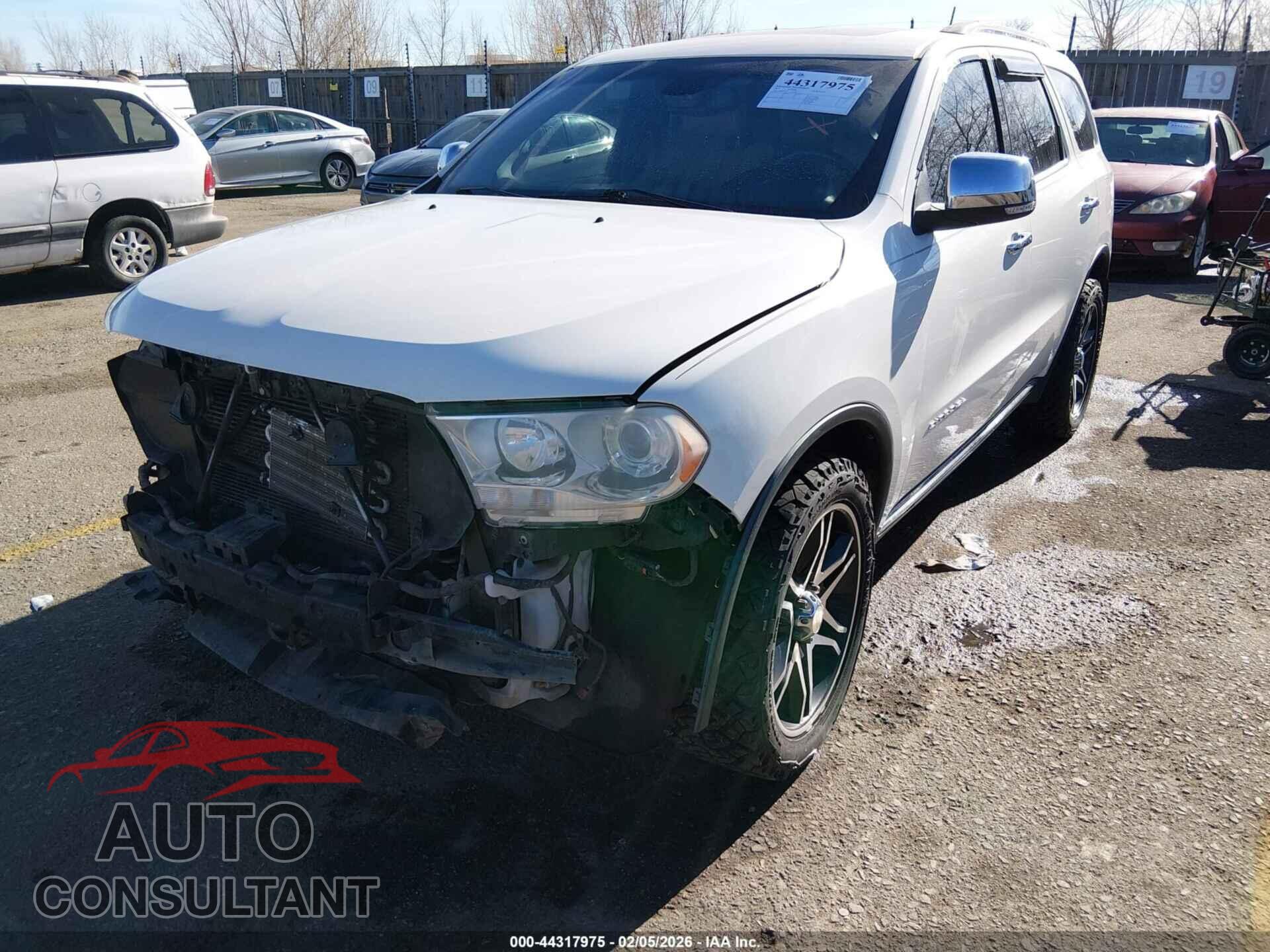 DODGE DURANGO 2012 - 1C4RDJEG6CC331076