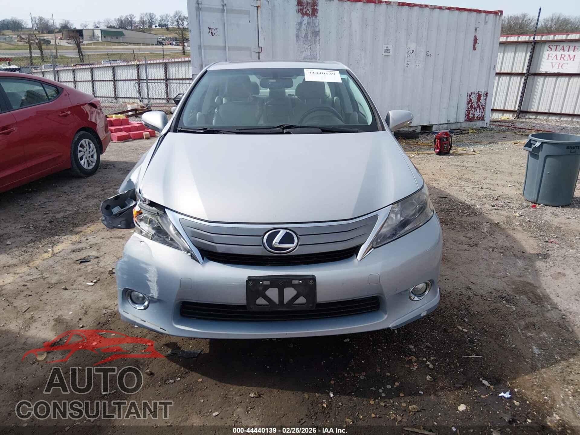 LEXUS HS 250H 2010 - JTHBB1BA8A2020046