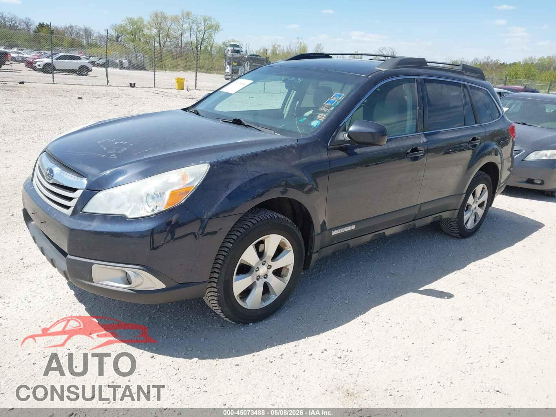 SUBARU OUTBACK 2012 - 4S4BRCCC4C3249289