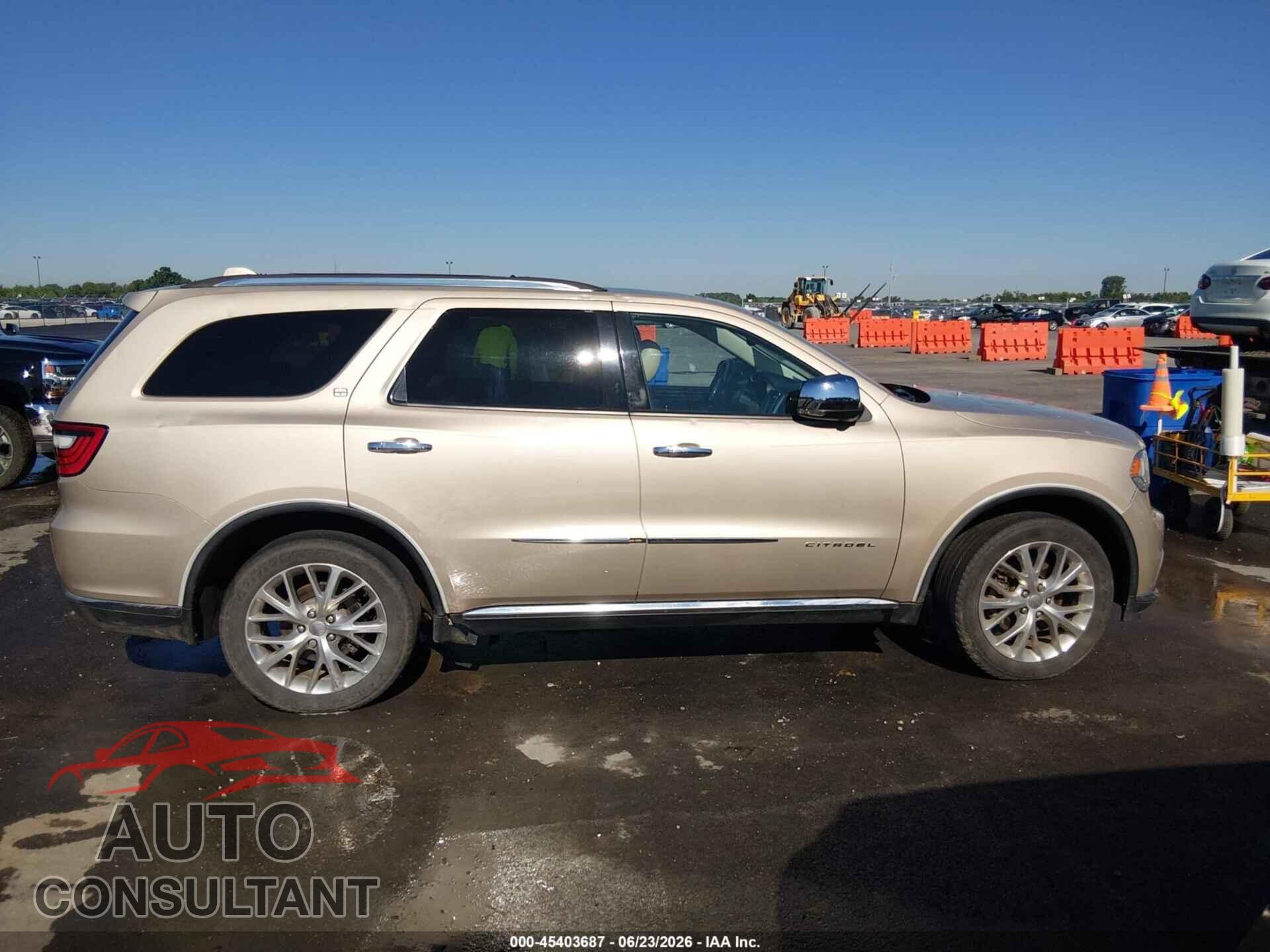 DODGE DURANGO 2015 - 1C4RDHEG3FC244054