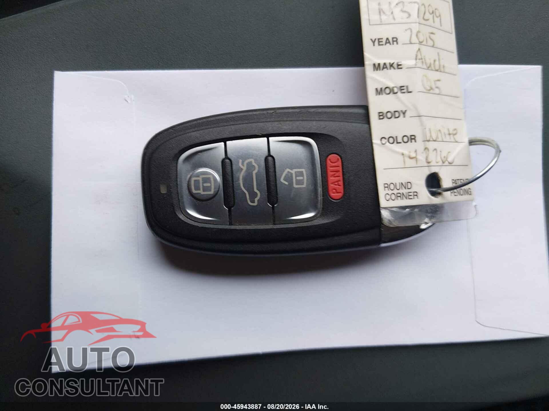 AUDI Q5 2015 - WA1CFAFP6FA142260