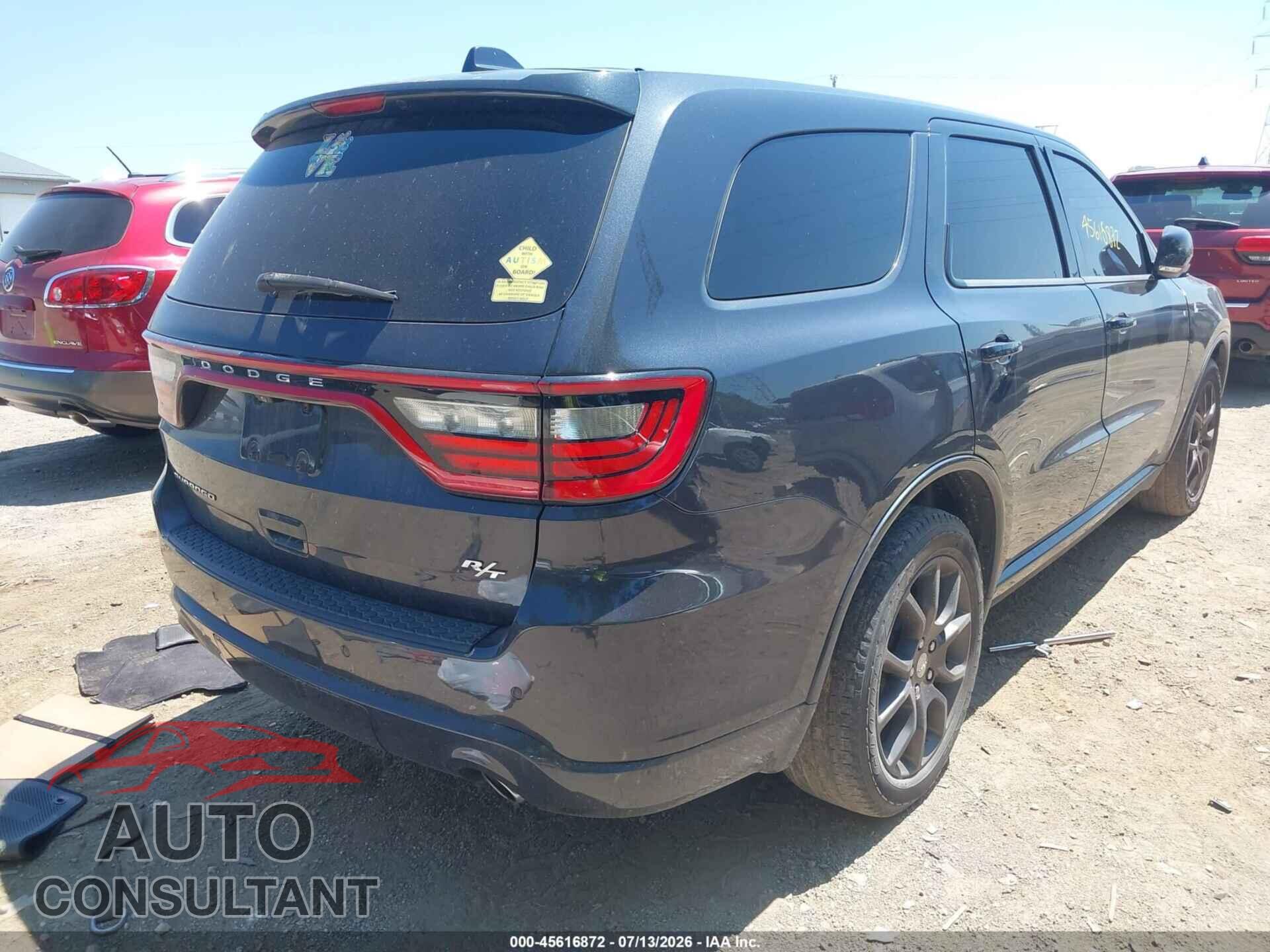 DODGE DURANGO 2015 - 1C4SDHCT0FC201809