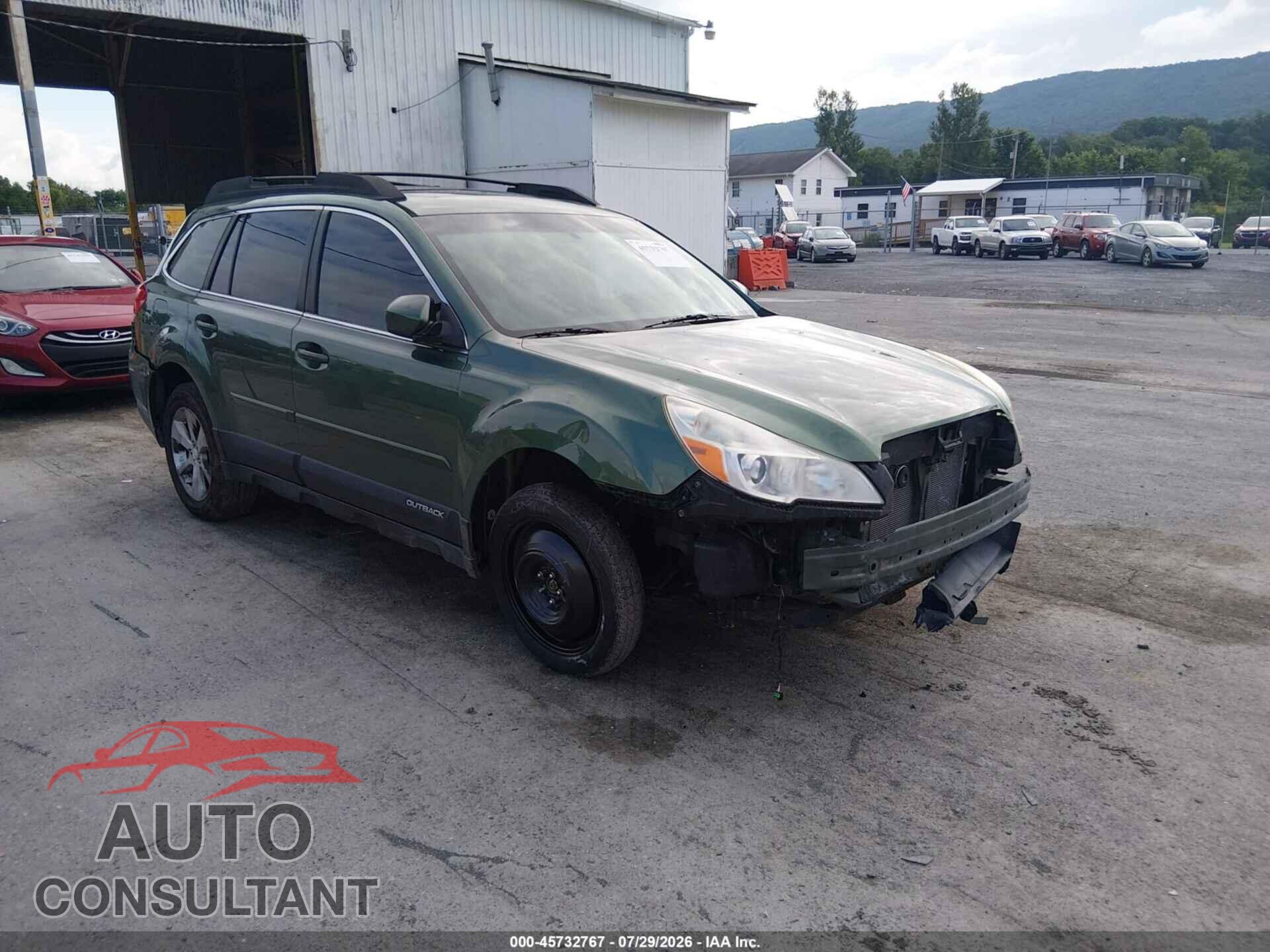 SUBARU OUTBACK 2013 - 4S4BRBLC2D3213810