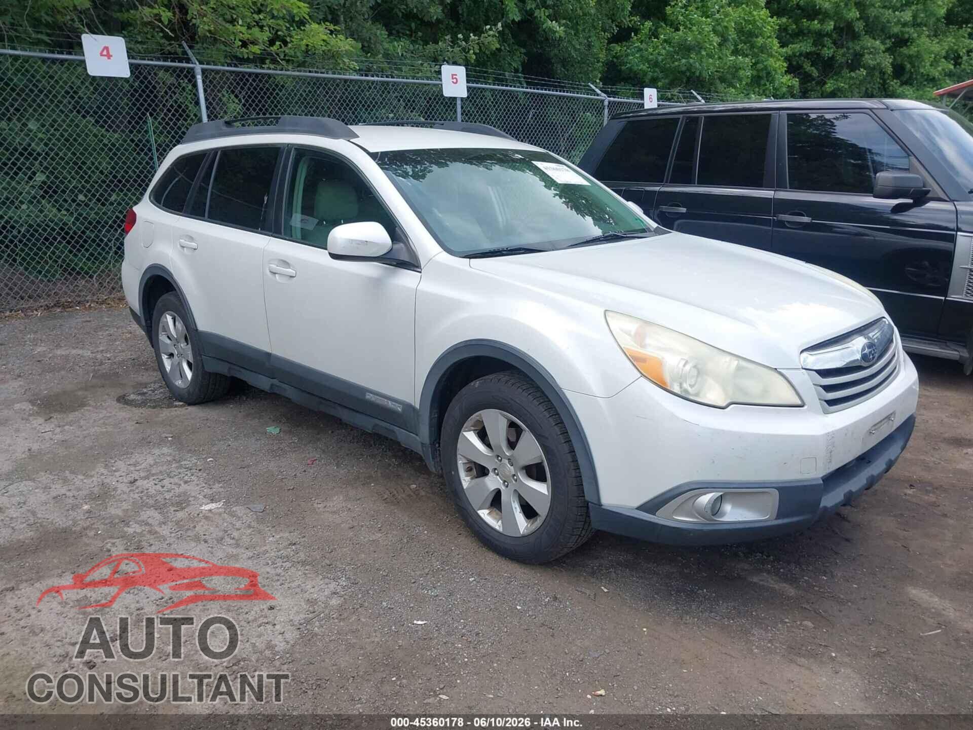 SUBARU OUTBACK 2010 - 4S4BRBCC2A3376548