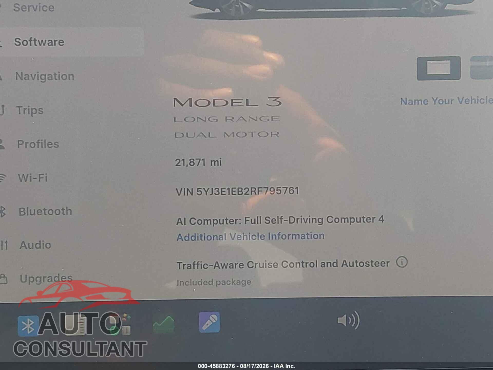 TESLA MODEL 3 2024 - 5YJ3E1EB2RF795761