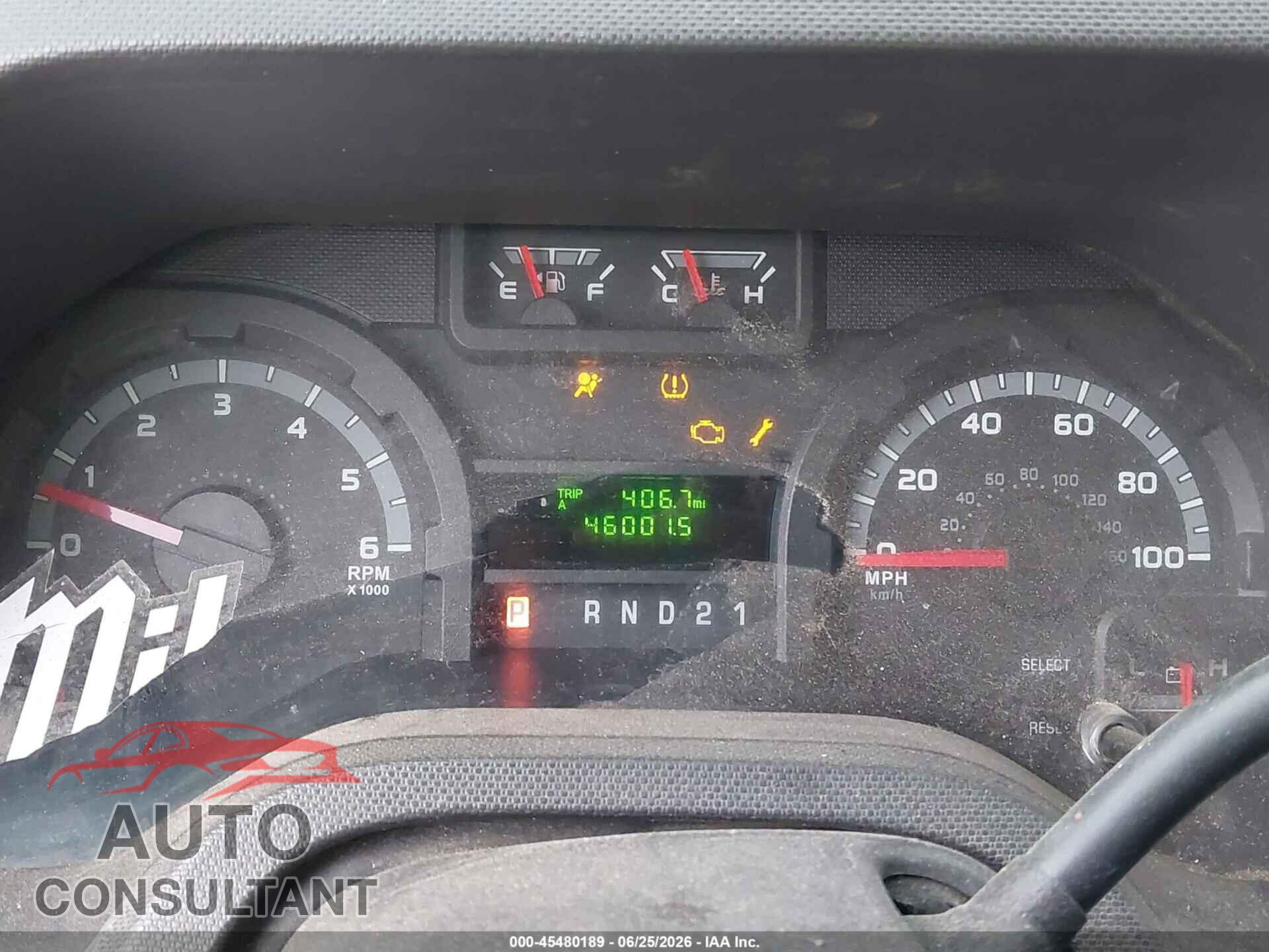 FORD E-250 2010 - 1FTNE2EW4ADA31035