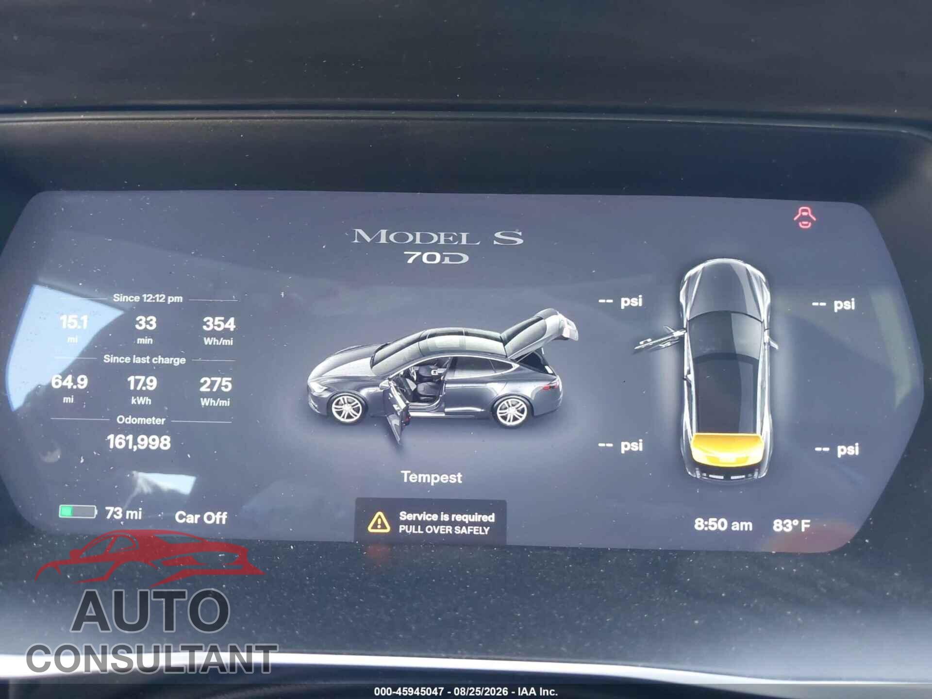 TESLA MODEL S 2015 - 5YJSA1S29FF096442