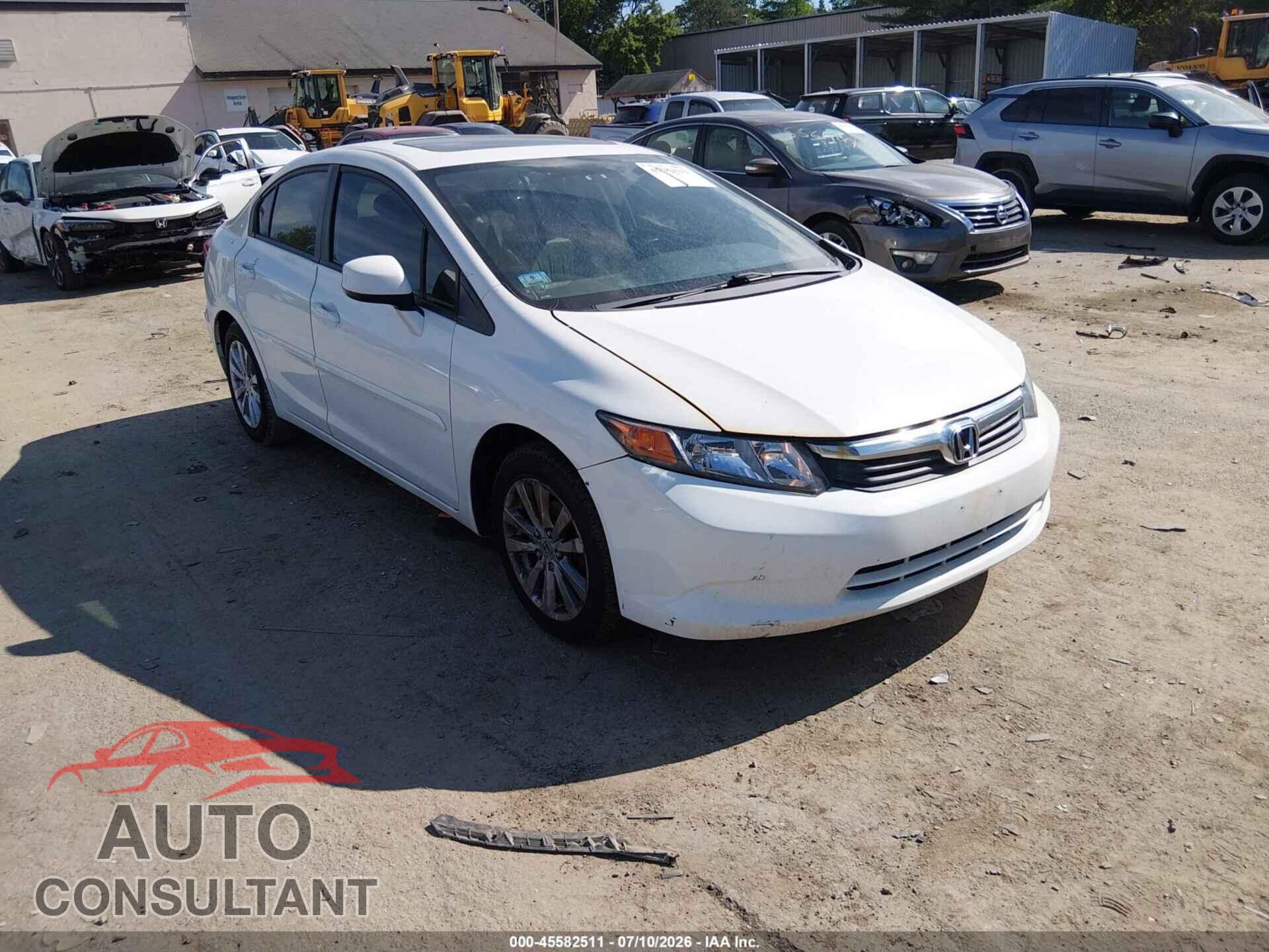 HONDA CIVIC 2012 - 2HGFB2F90CH556543