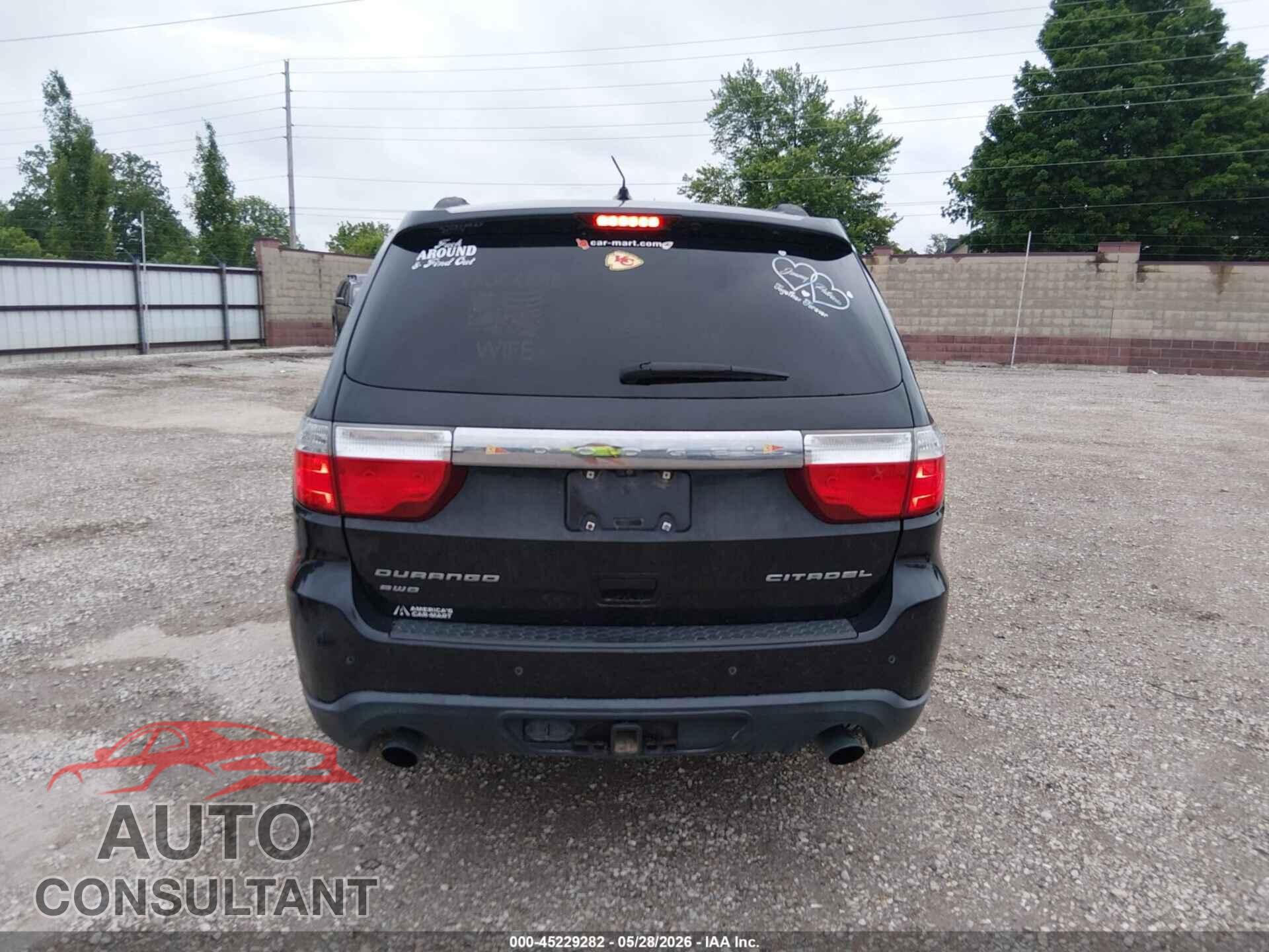 DODGE DURANGO 2011 - 1D4SE5GT0BC693485