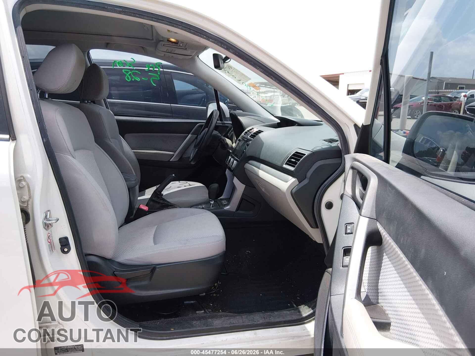 SUBARU FORESTER 2017 - JF2SJAEC5HH408958