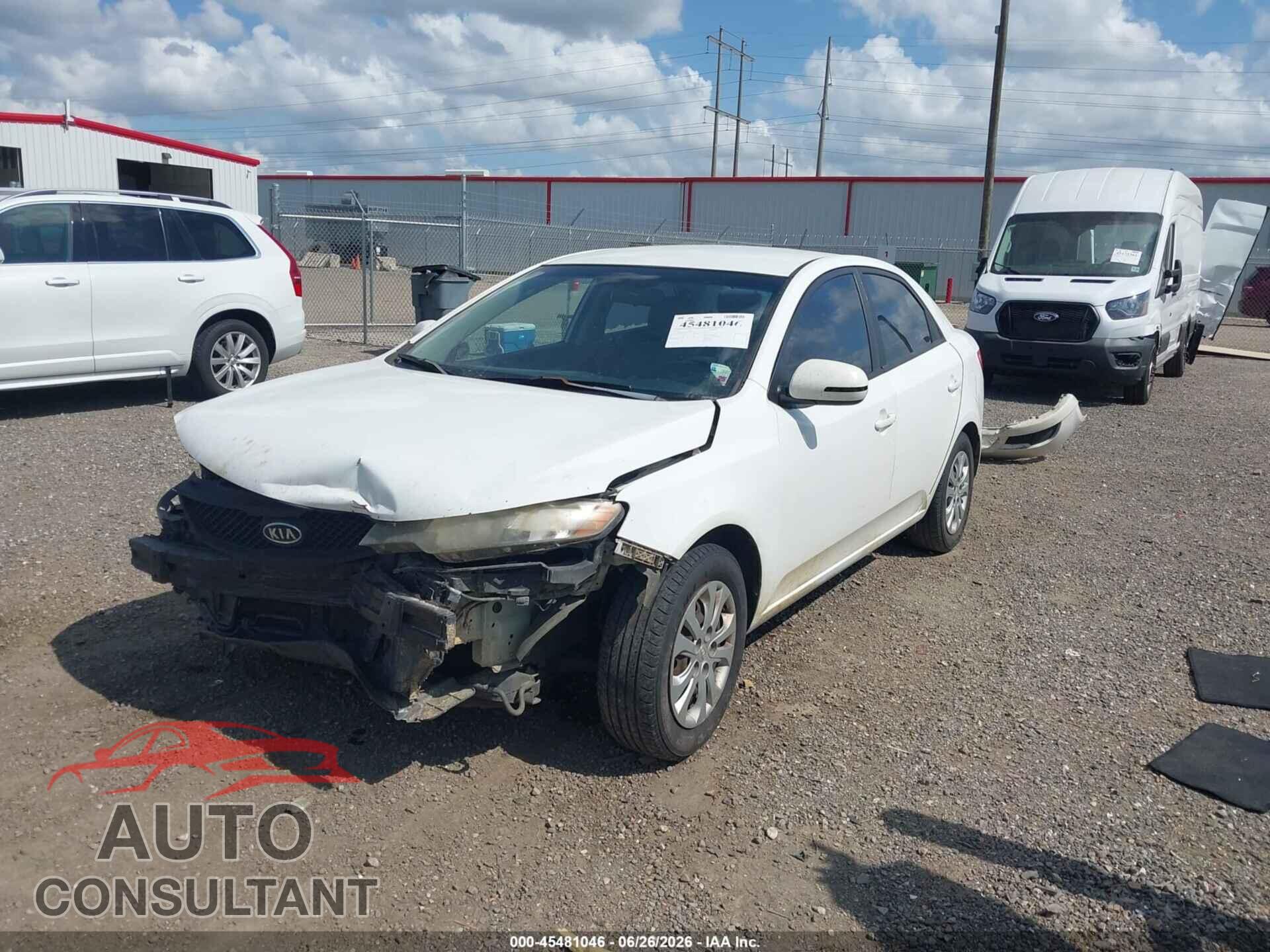 KIA FORTE 2010 - KNAFT4A23A5063538
