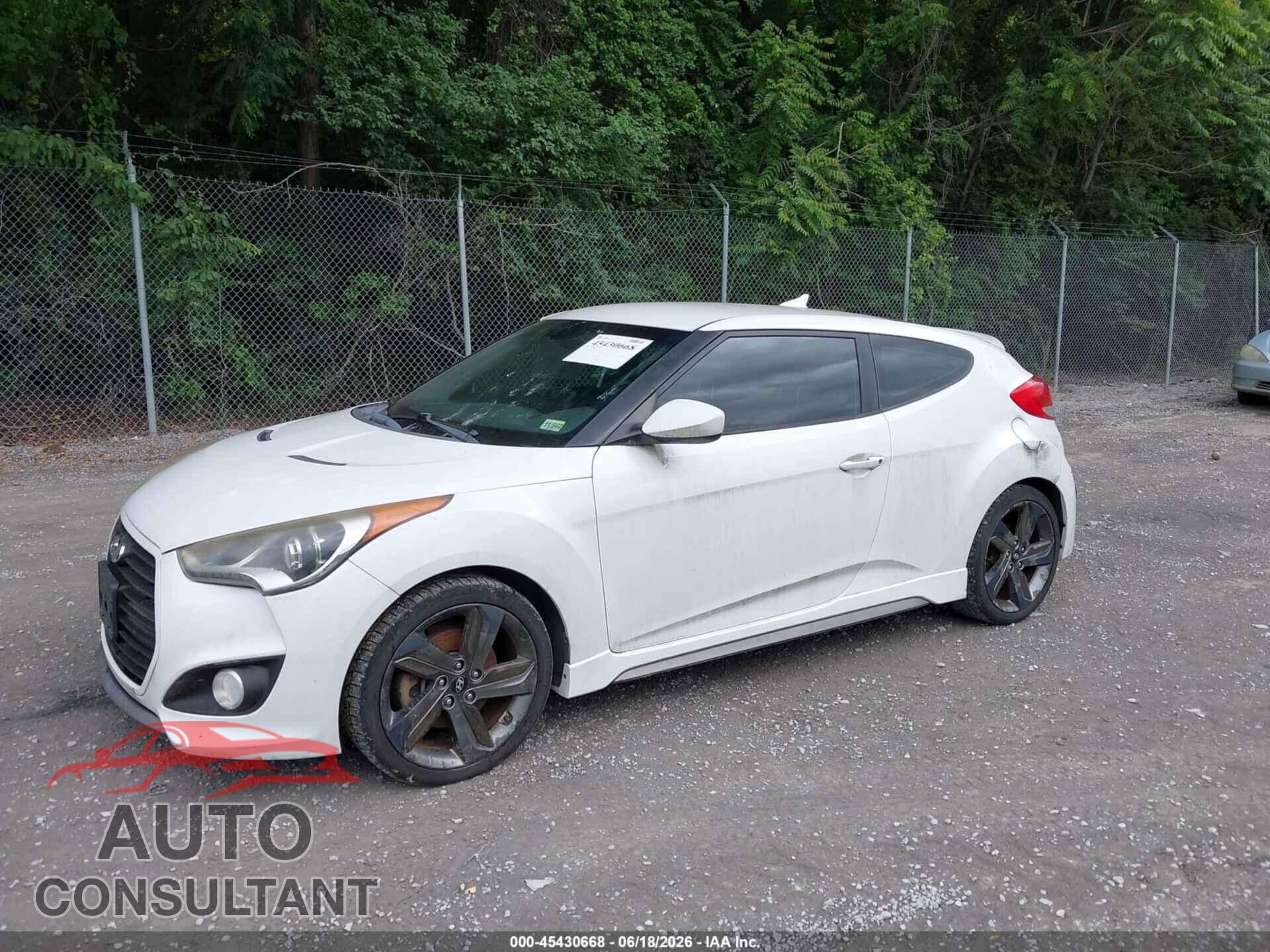HYUNDAI VELOSTER 2014 - KMHTC6AE0EU208554