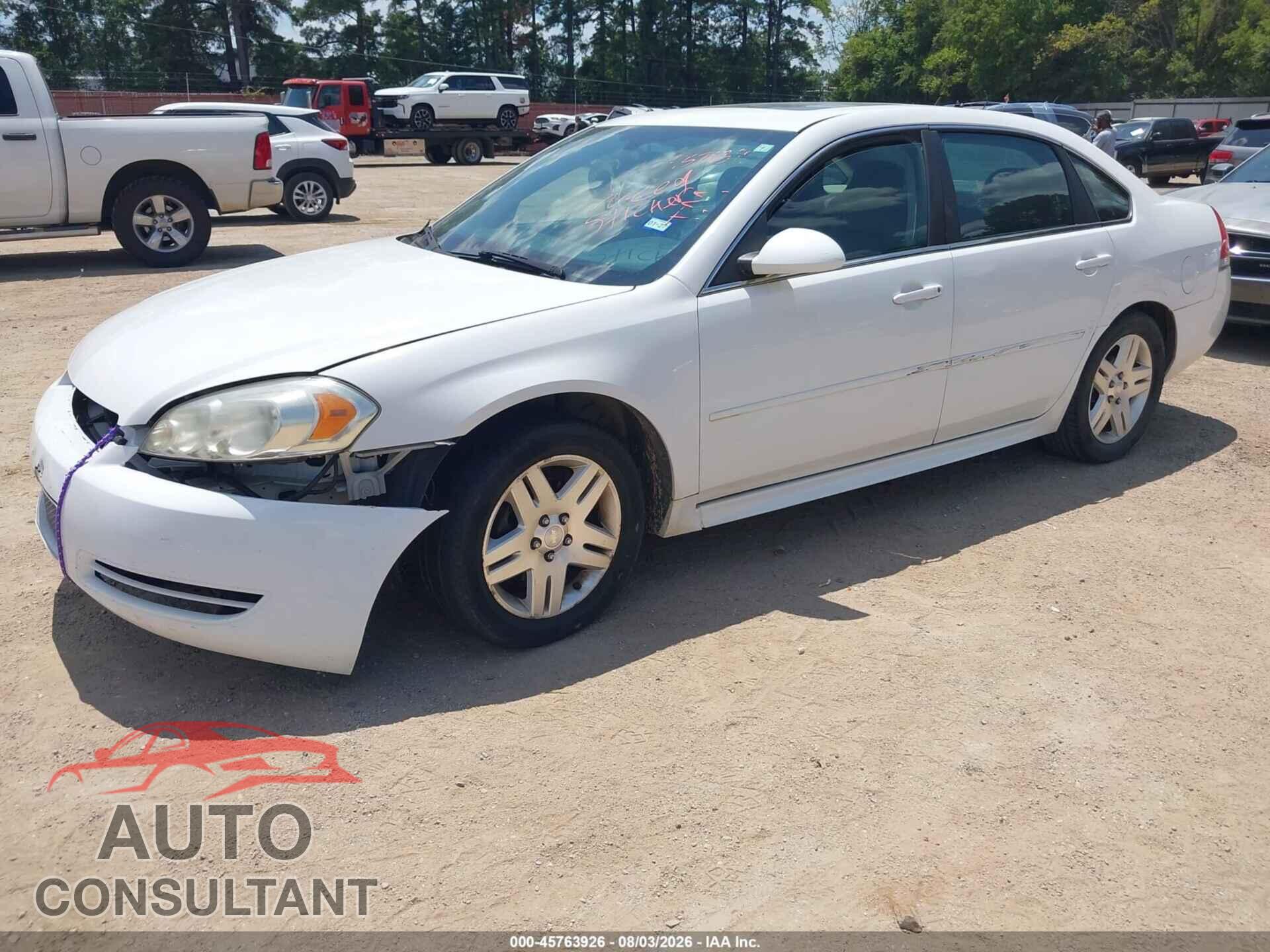 CHEVROLET IMPALA 2013 - 2G1WG5E36D1251114