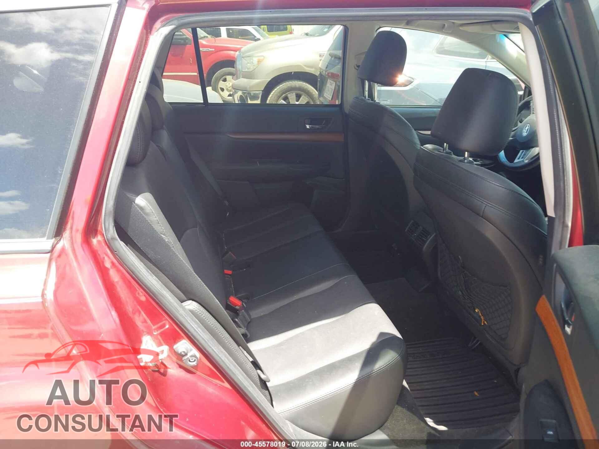 SUBARU OUTBACK 2014 - 4S4BRCLC4E3226209