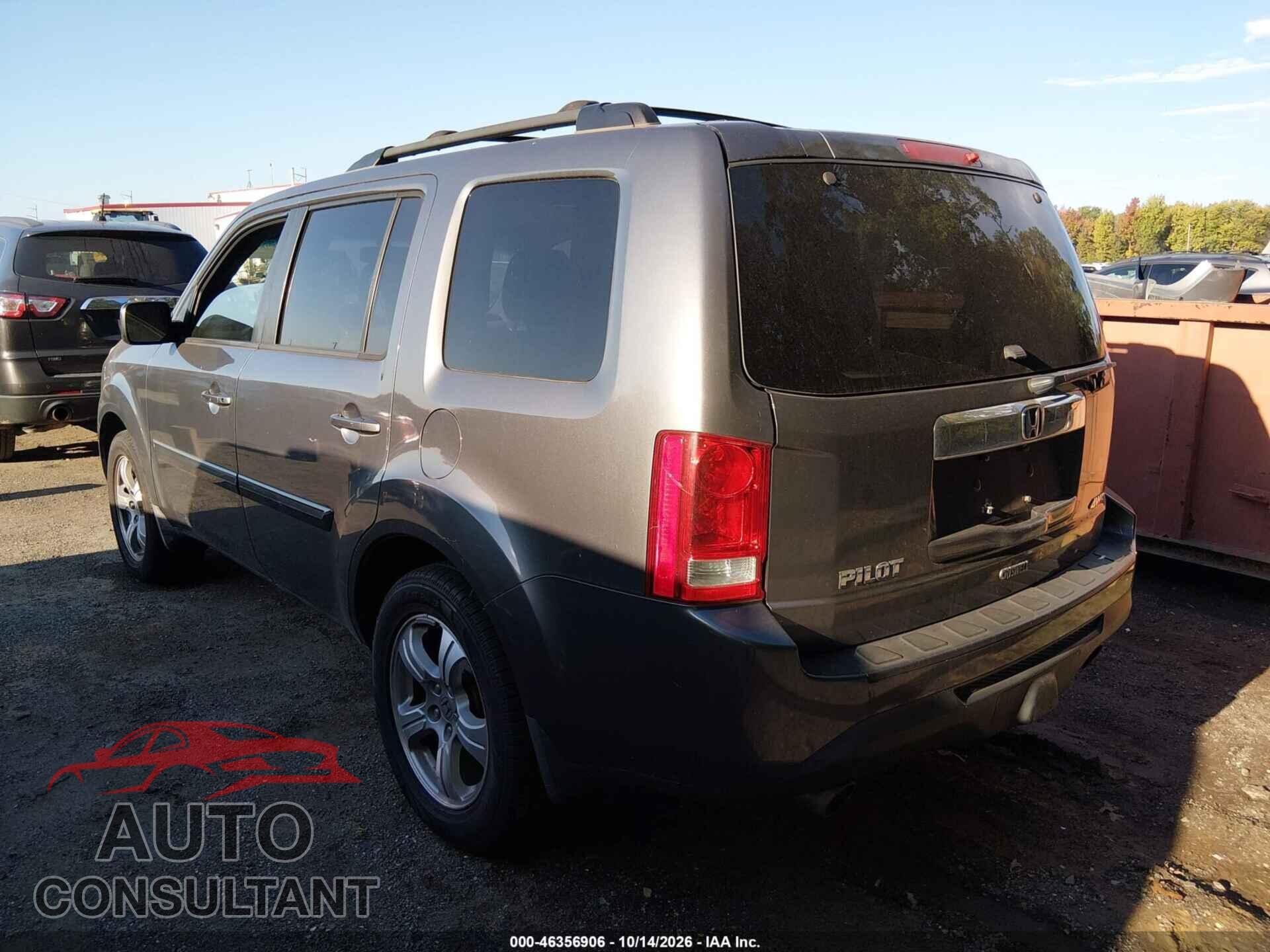 HONDA PILOT 2012 - 5FNYF4H55CB019948