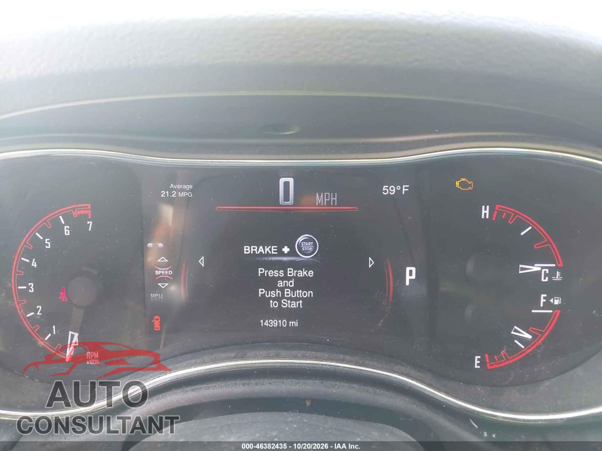 DODGE DURANGO 2015 - 1C4RDJDG7FC917467