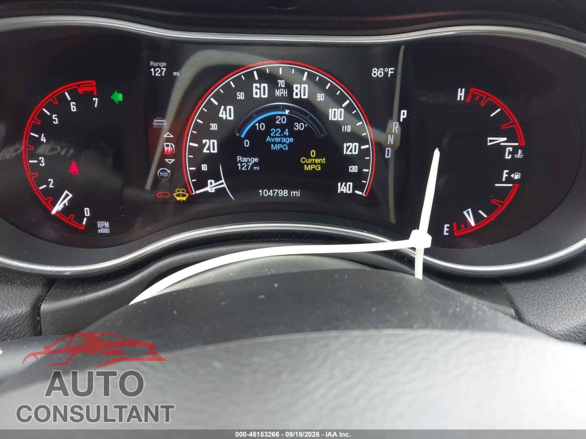 DODGE DURANGO 2019 - 1C4RDJAG0KC659727