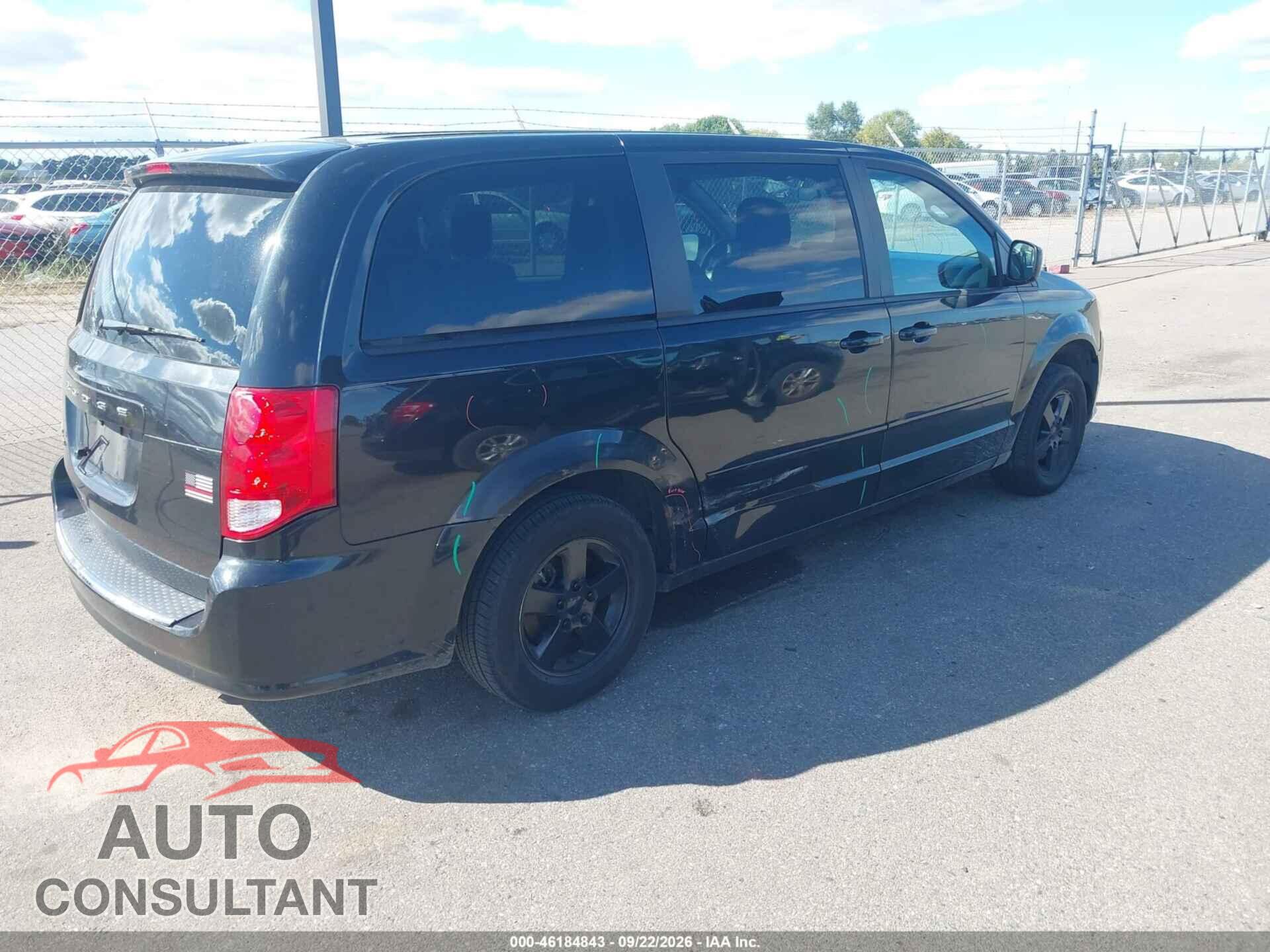 DODGE GRAND CARAVAN 2011 - 2D4RN3DG5BR742844