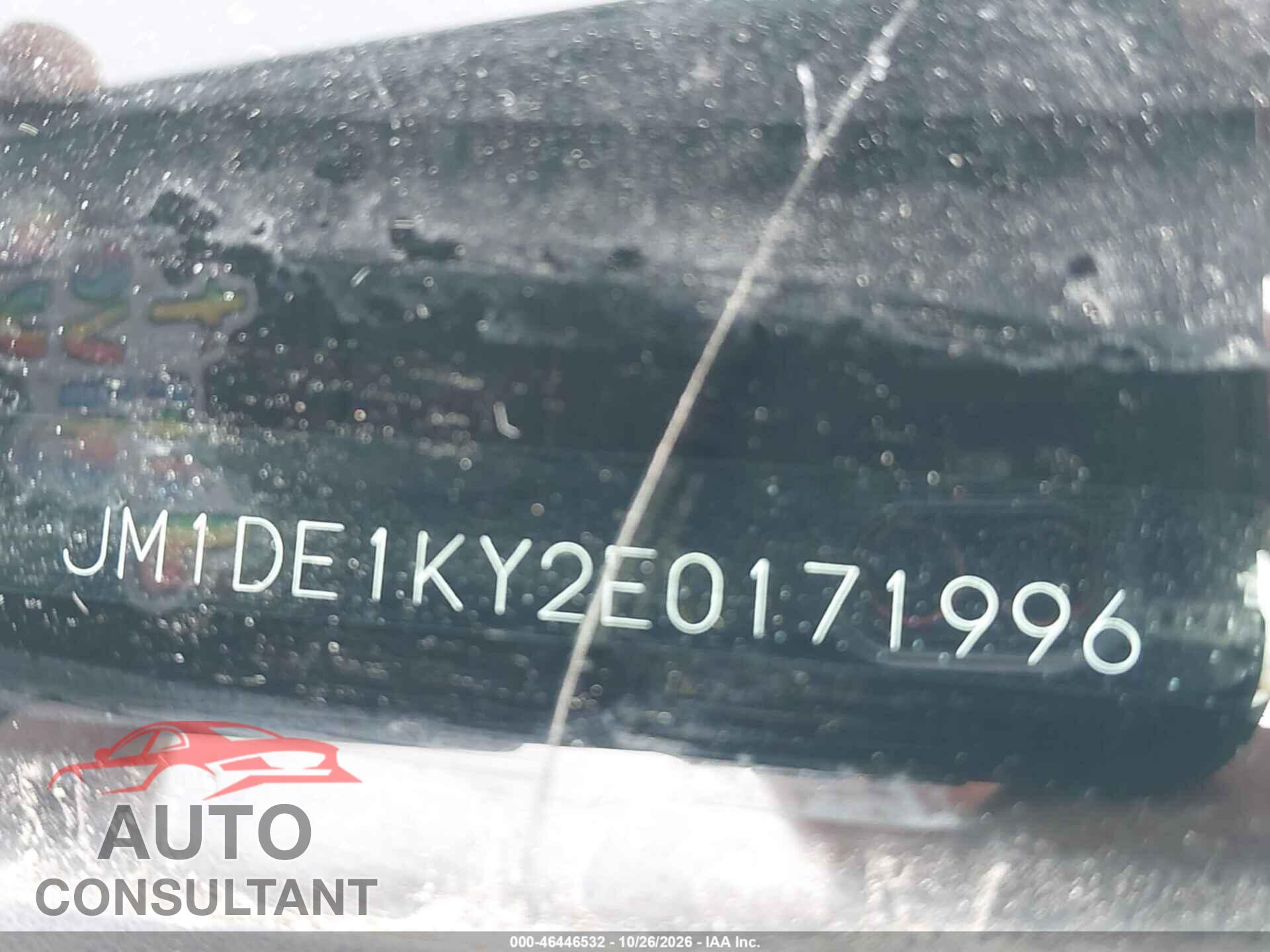 MAZDA MAZDA2 2014 - JM1DE1KY2E0171996