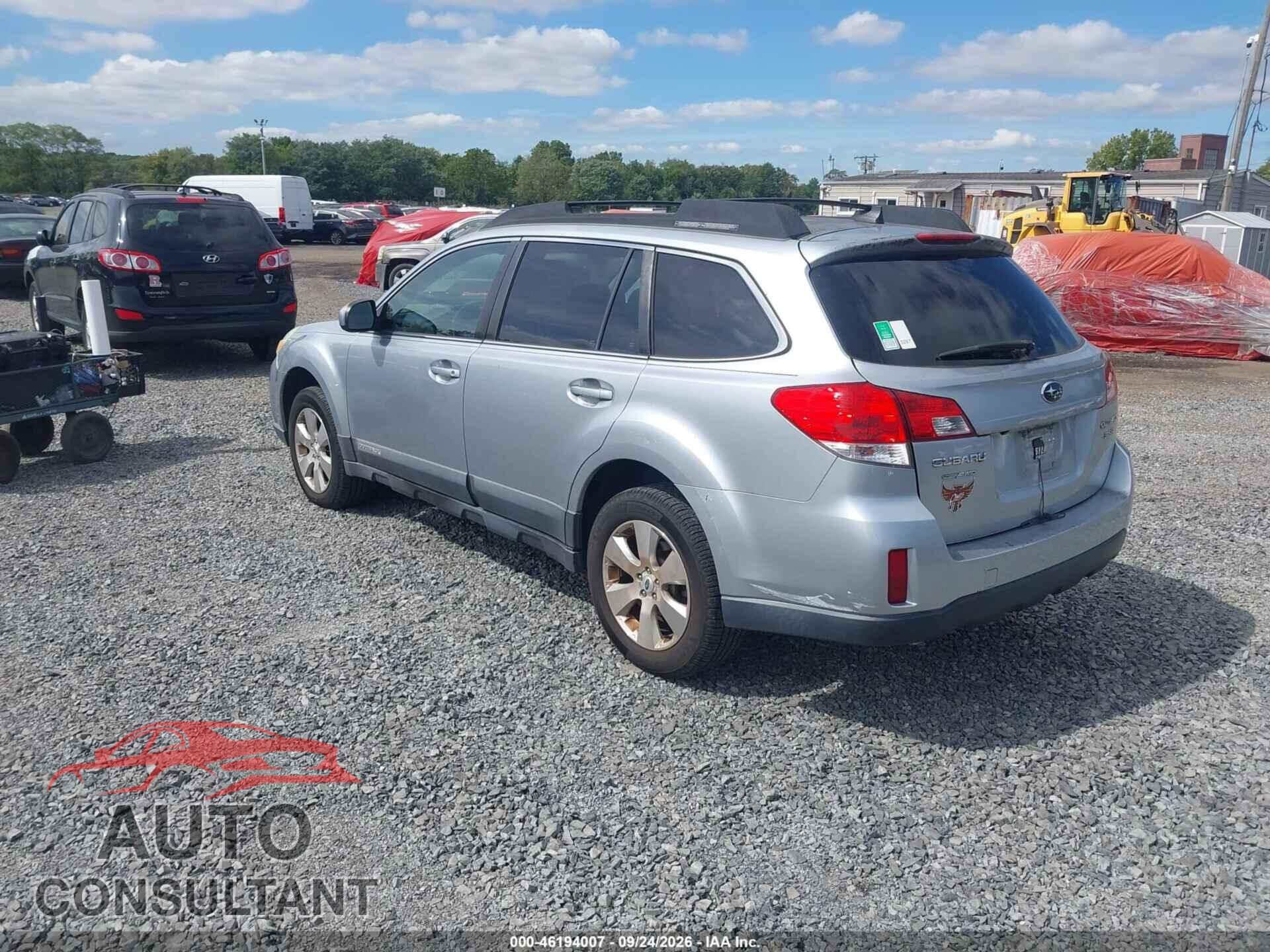 SUBARU OUTBACK 2012 - 4S4BRDKC9C2254792