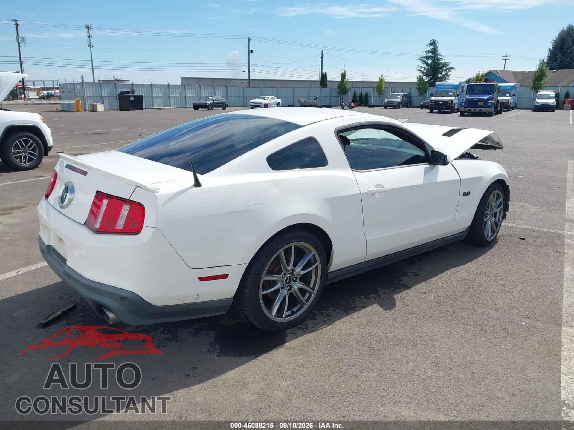 FORD MUSTANG 2012 - 1ZVBP8CF7C5224292