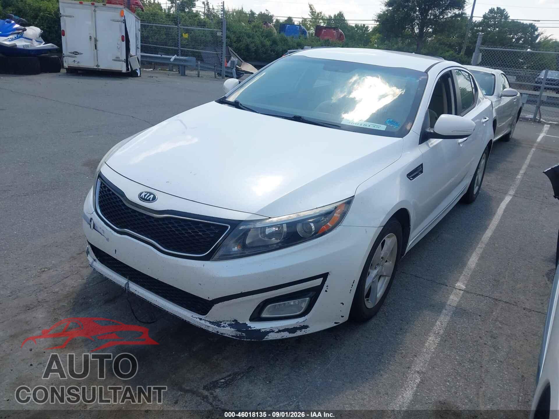 KIA OPTIMA 2014 - KNAGM4A75E5508333