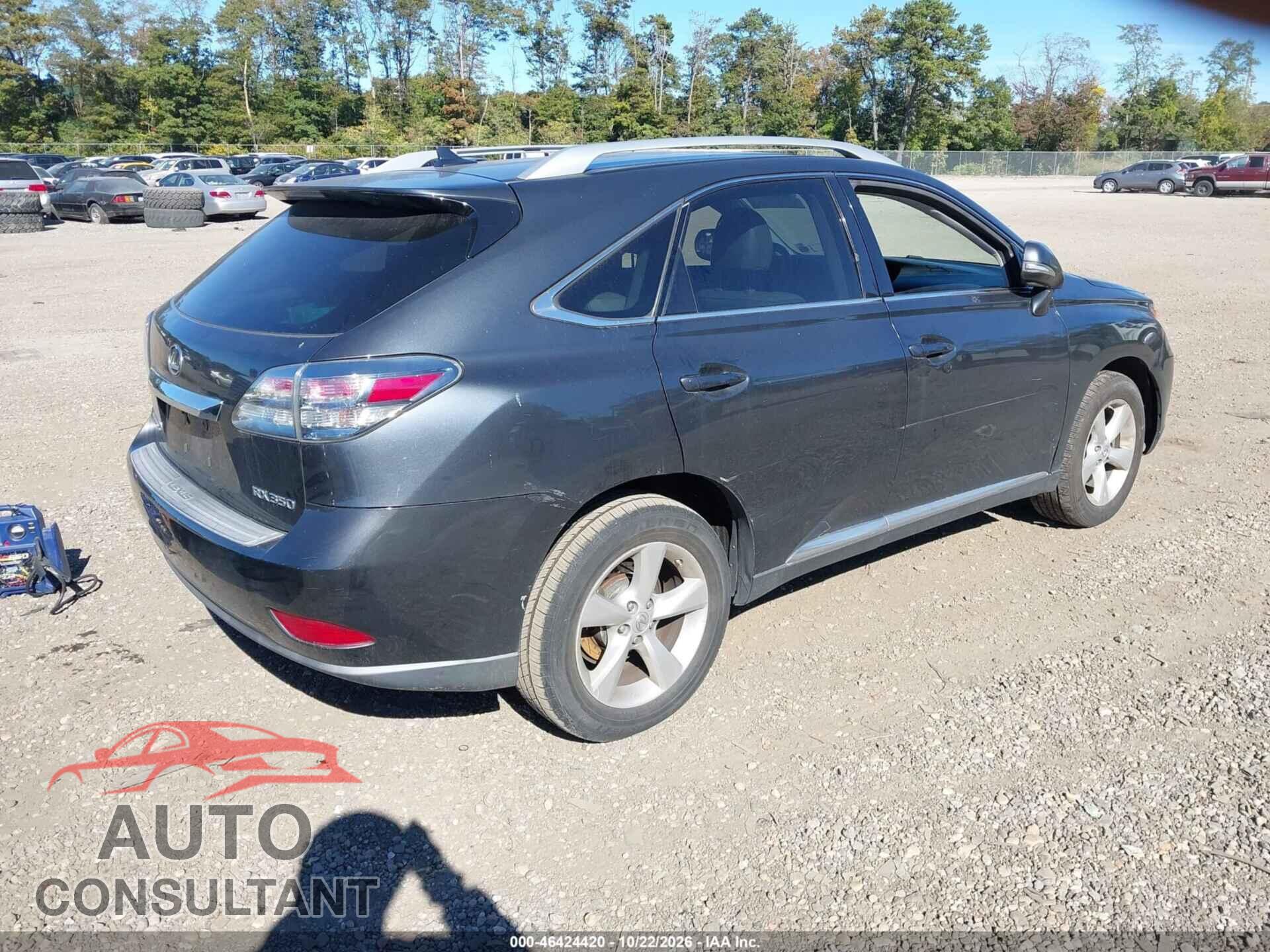 LEXUS RX 350 2010 - 2T2BK1BAXAC041415