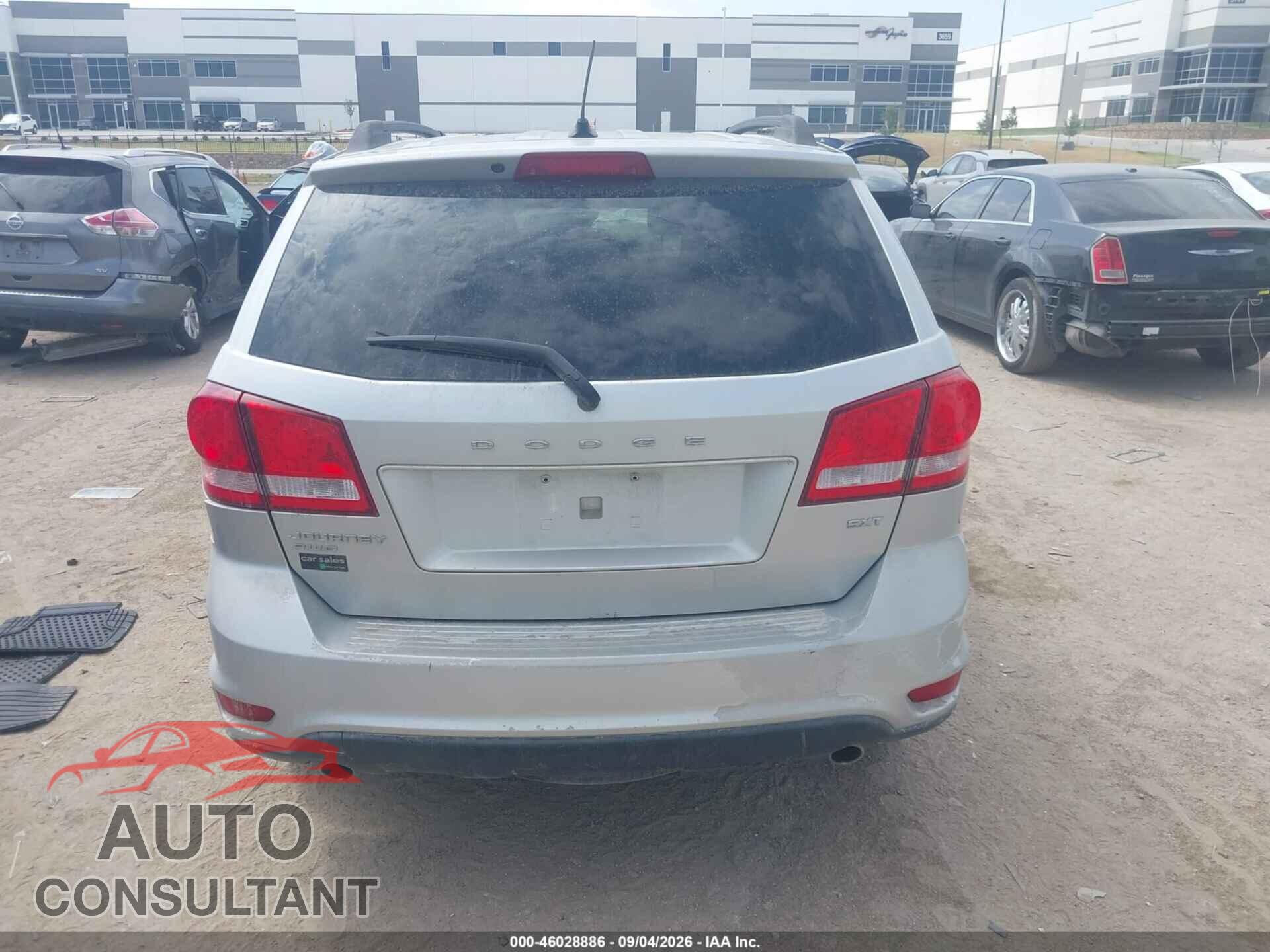 DODGE JOURNEY 2012 - 3C4PDDBG8CT396867