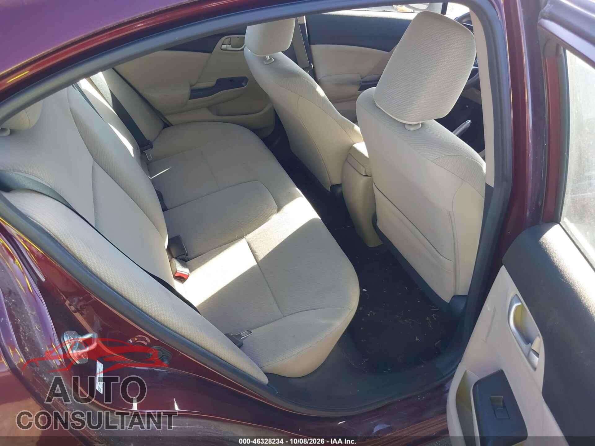 HONDA CIVIC 2013 - 19XFB2E53DE068780