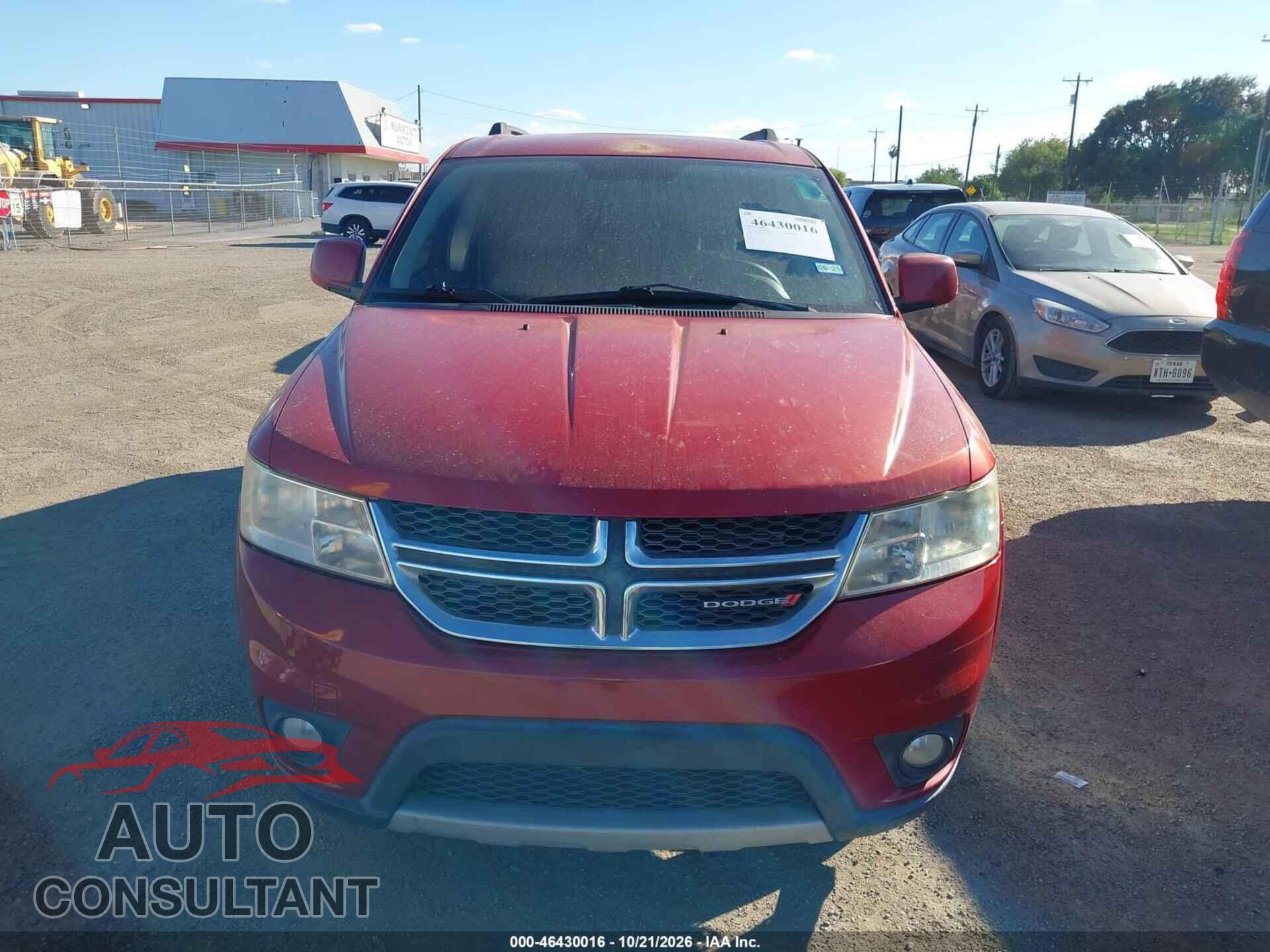 DODGE JOURNEY 2012 - 3C4PDCBG4CT282939